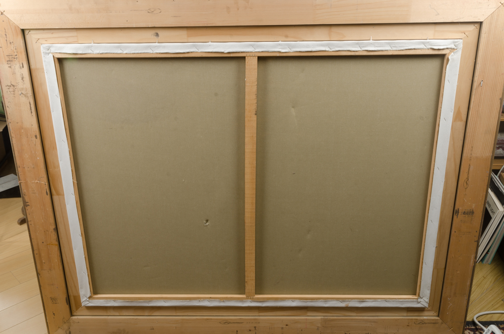 Johnny Gaston Oil Painting on Canvas of Koi Fish