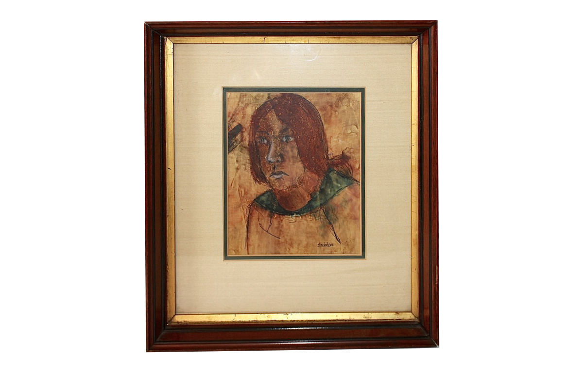 Original Mixed Media Portrait Painting by Sunderhaus