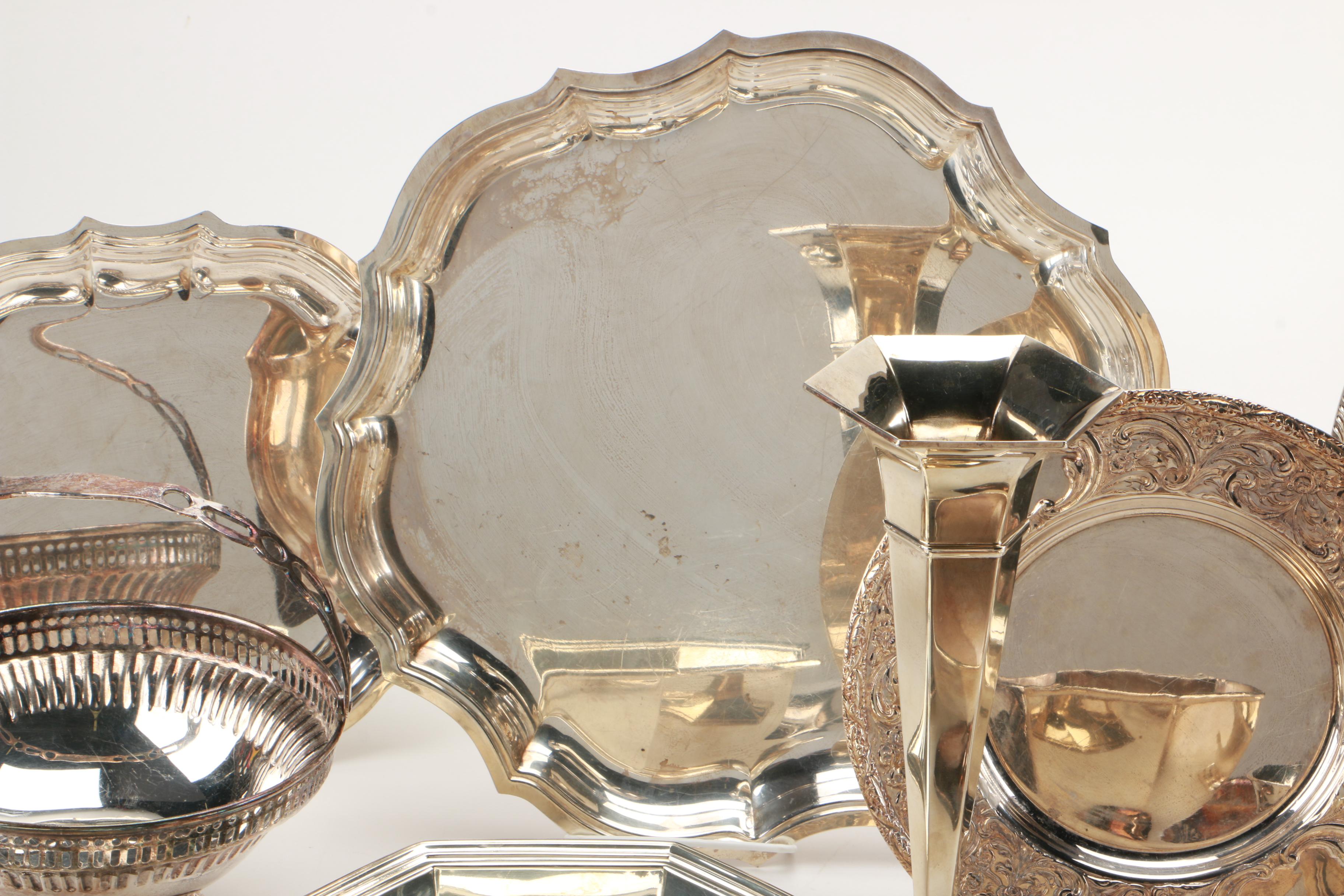 Silver Plate Tableware Featuring International Silver