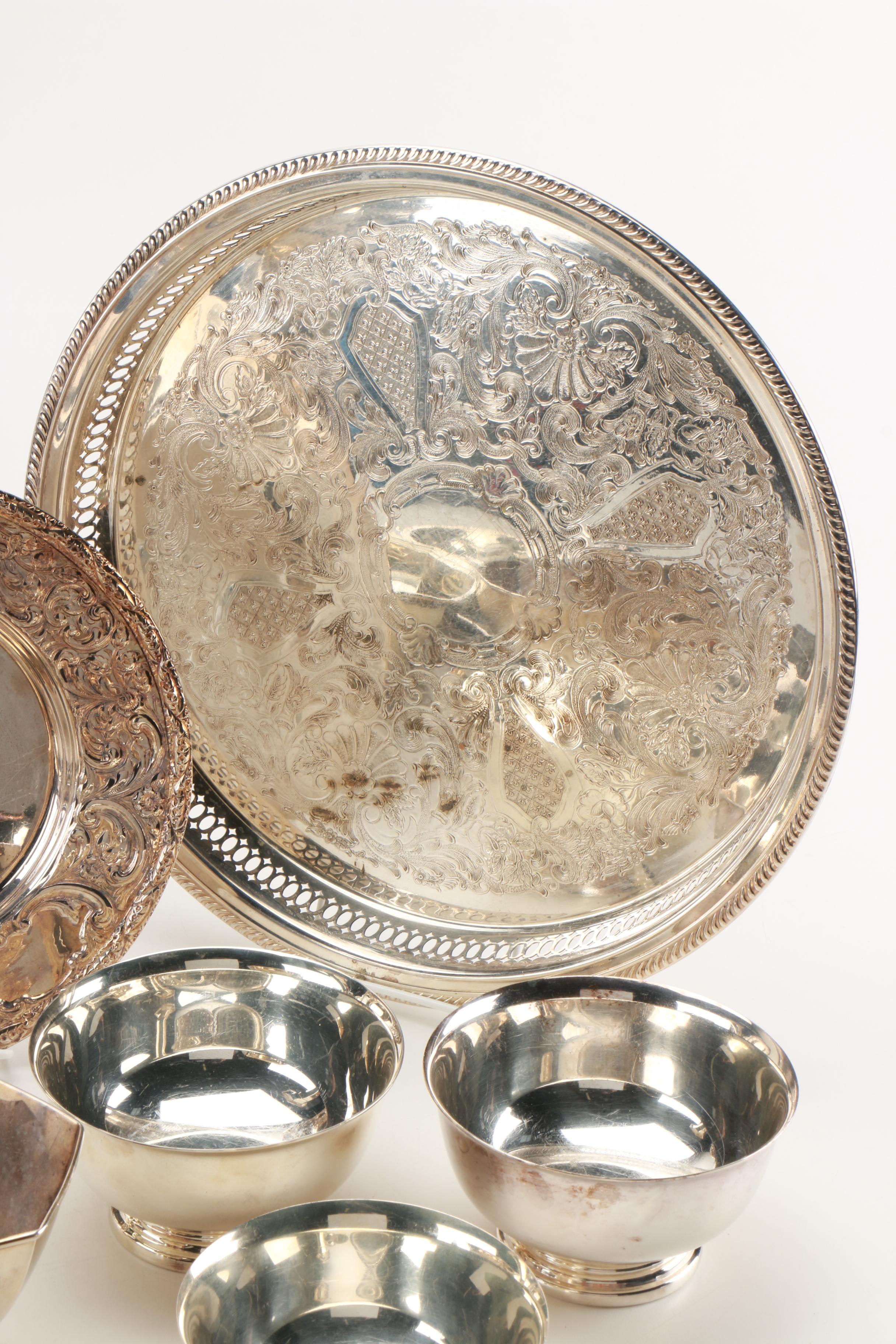 Silver Plate Tableware Featuring International Silver