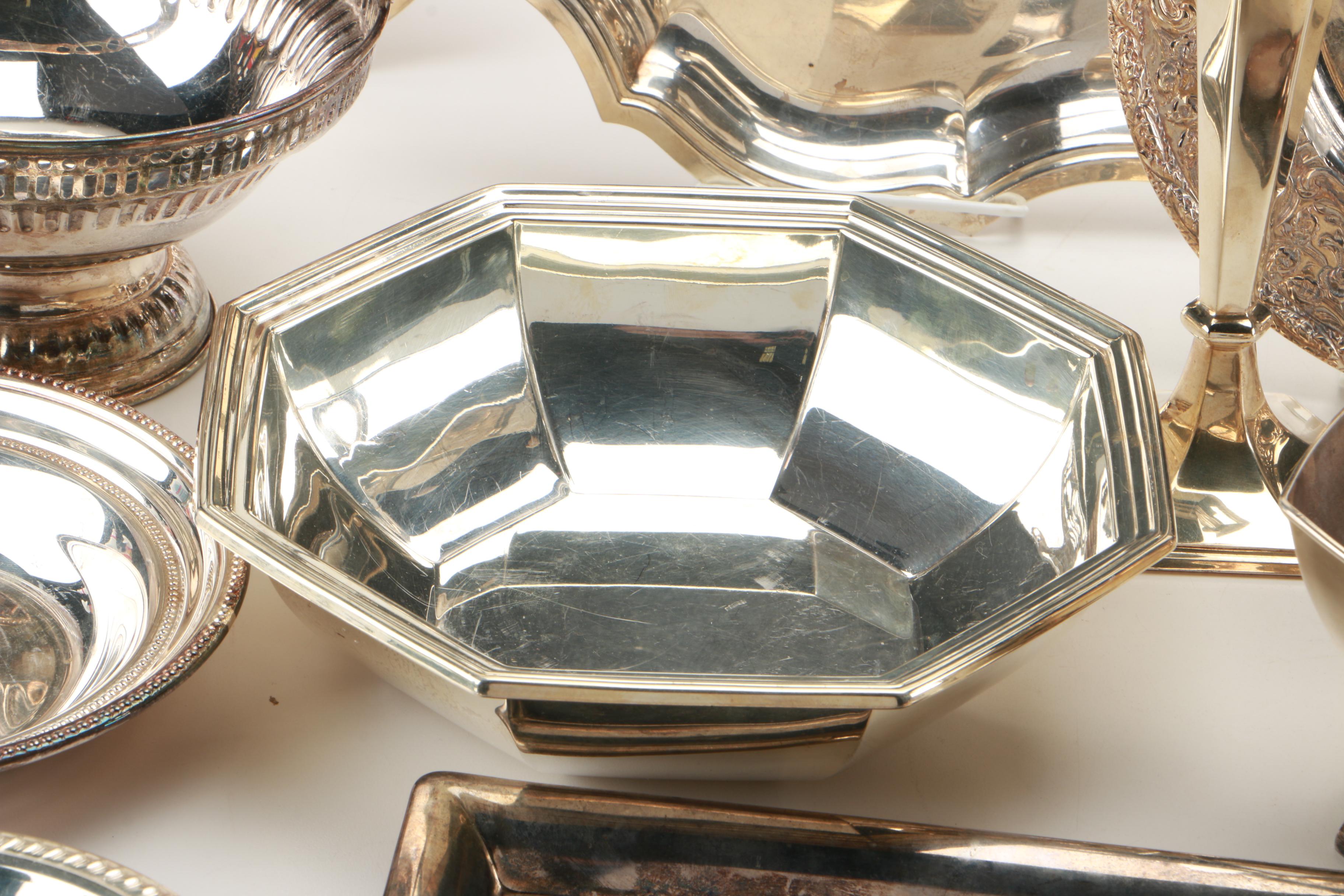 Silver Plate Tableware Featuring International Silver