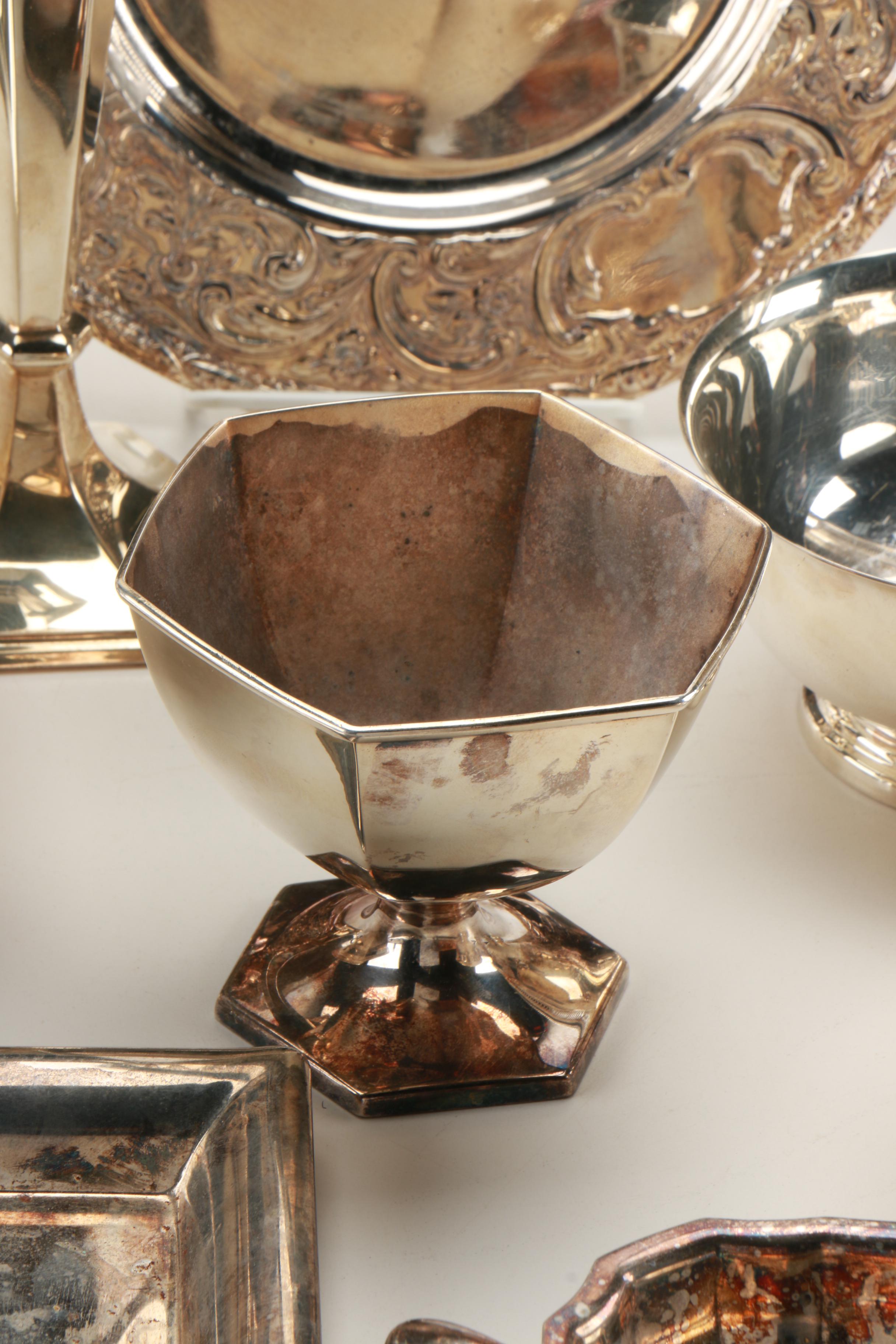 Silver Plate Tableware Featuring International Silver