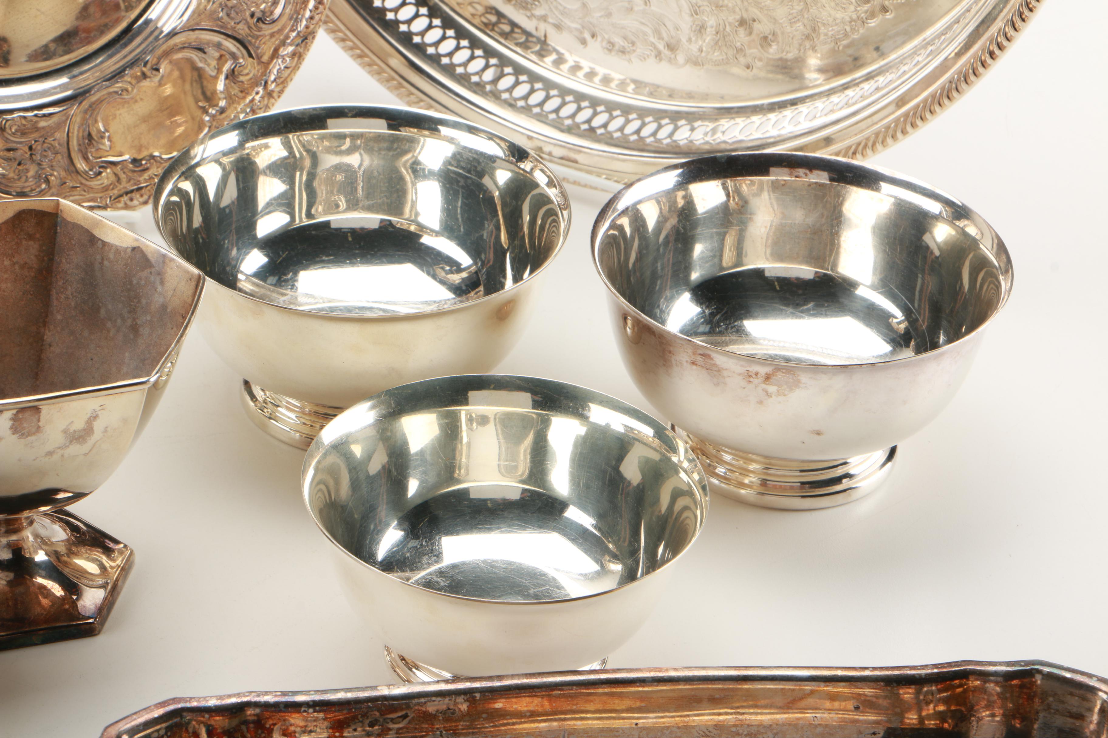 Silver Plate Tableware Featuring International Silver