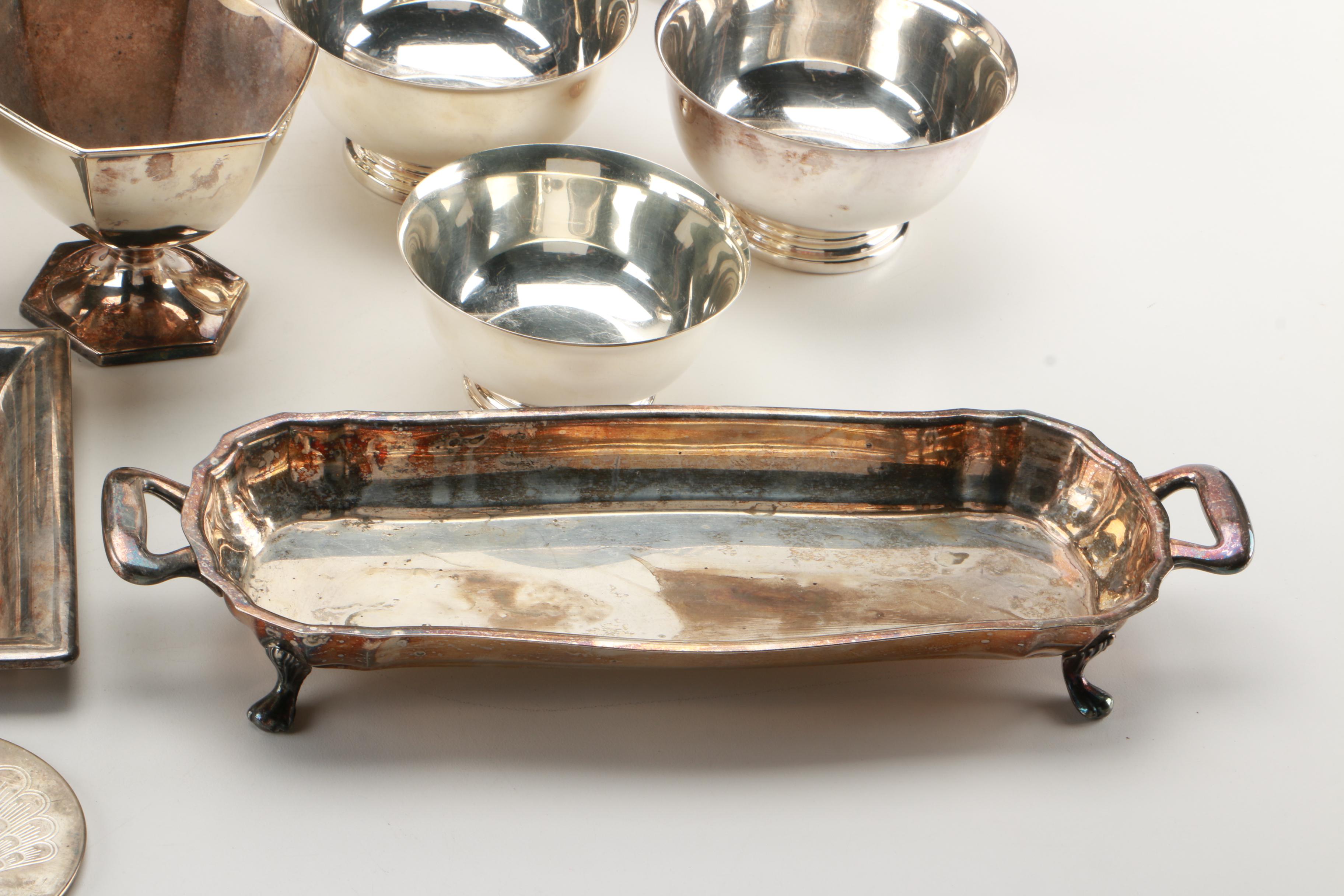 Silver Plate Tableware Featuring International Silver