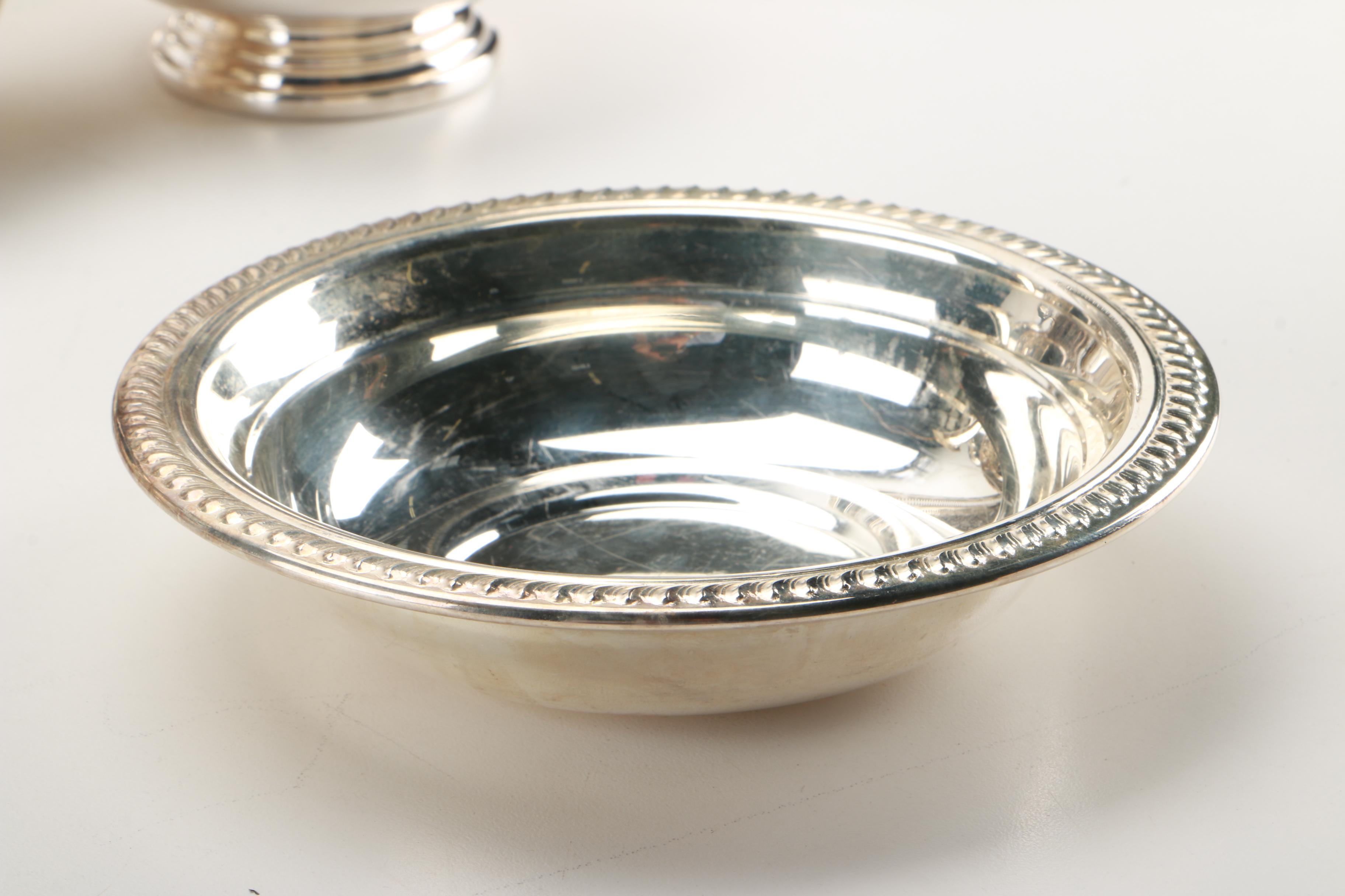 Silver Plate Tableware Featuring International Silver