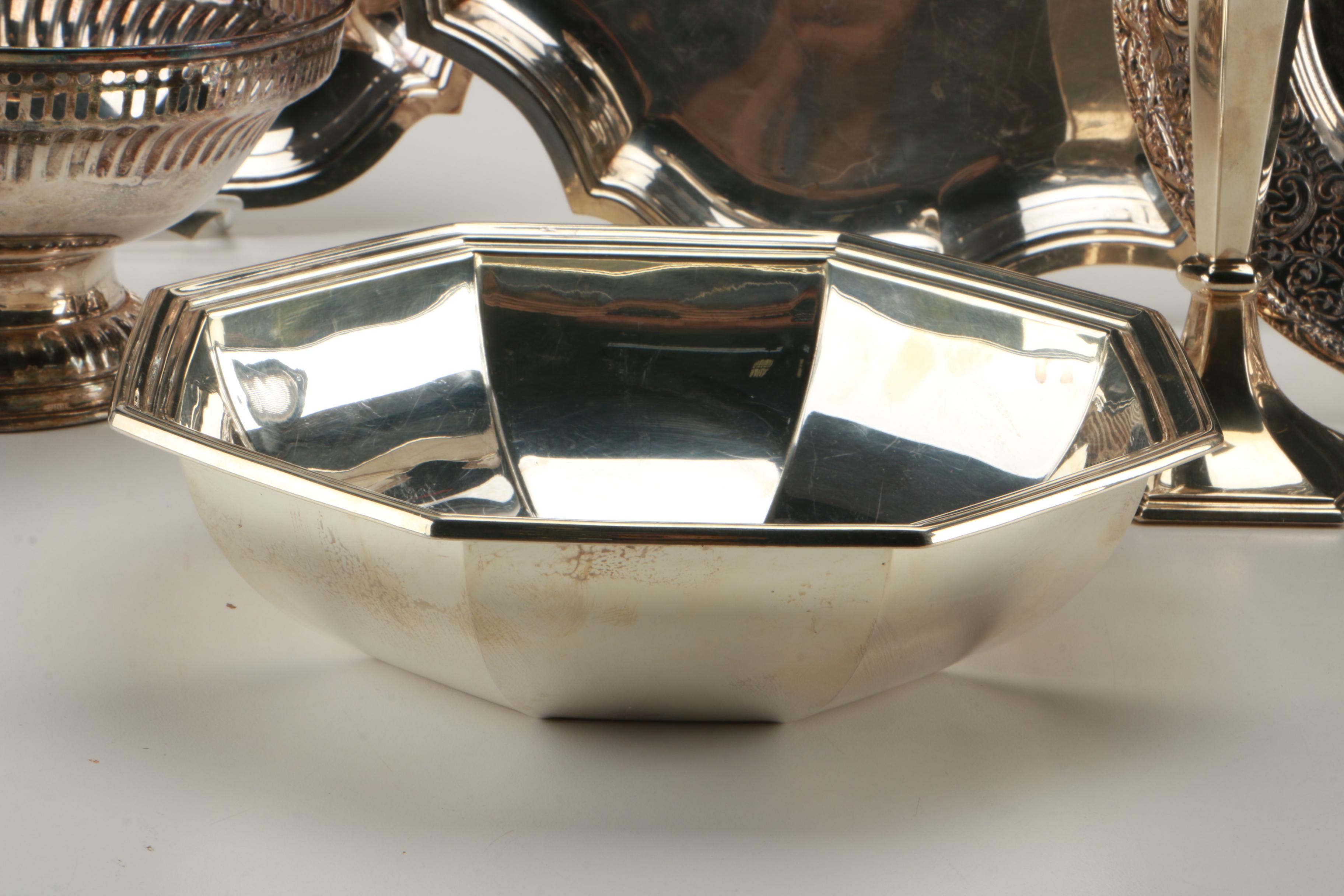 Silver Plate Tableware Featuring International Silver