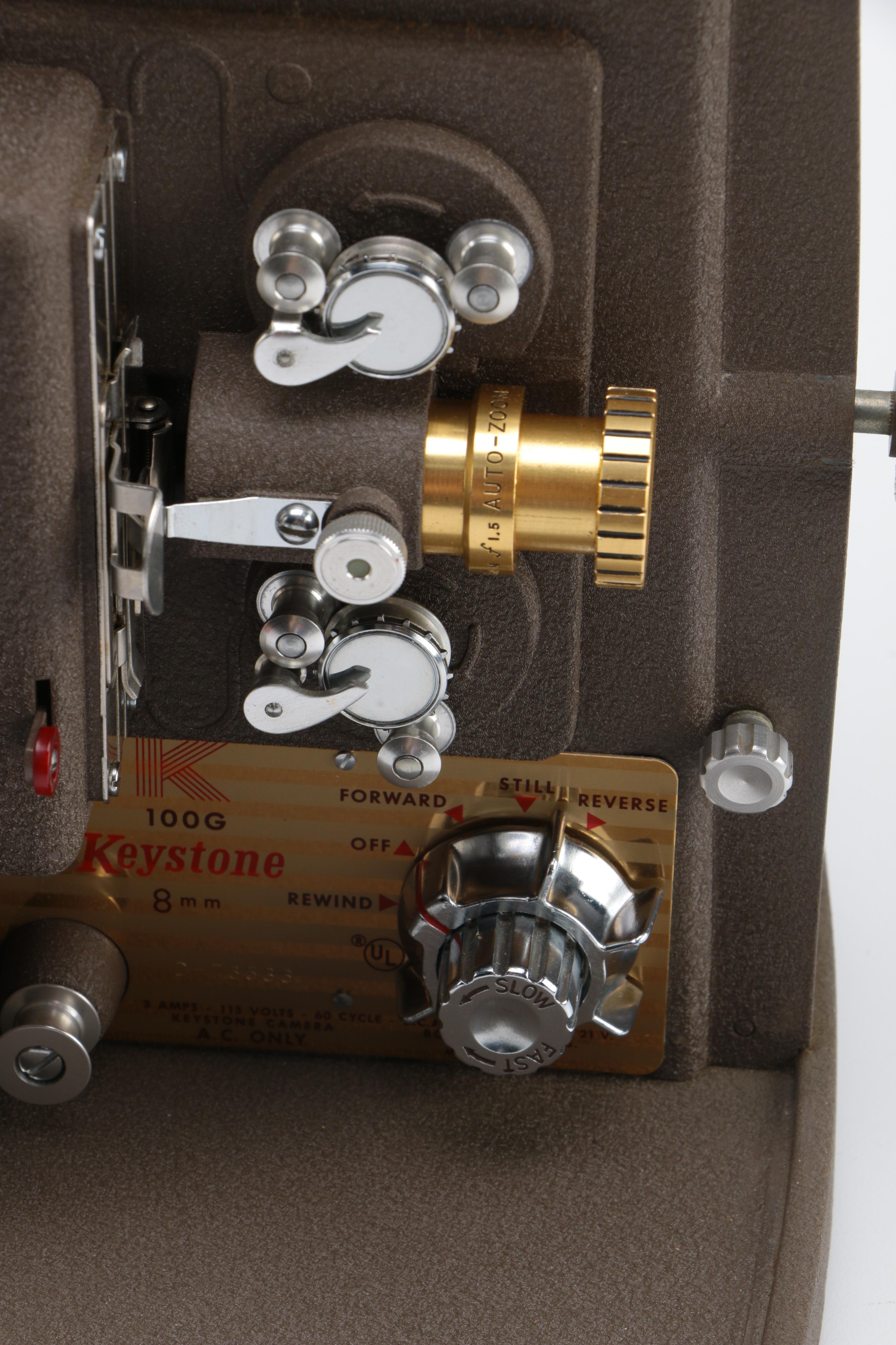 1960s Keystone Portable 8mm Movie Projector