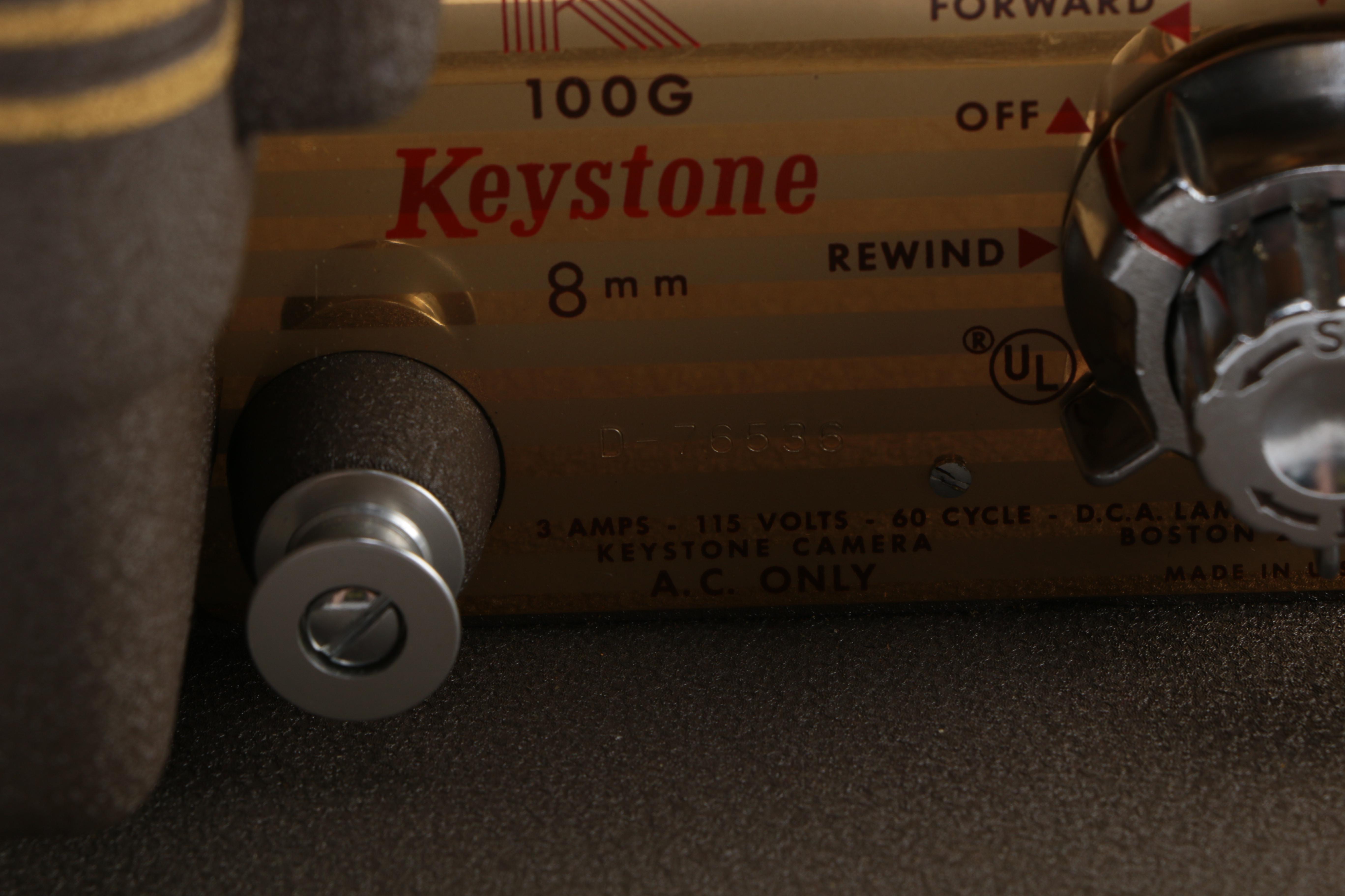 1960s Keystone Portable 8mm Movie Projector