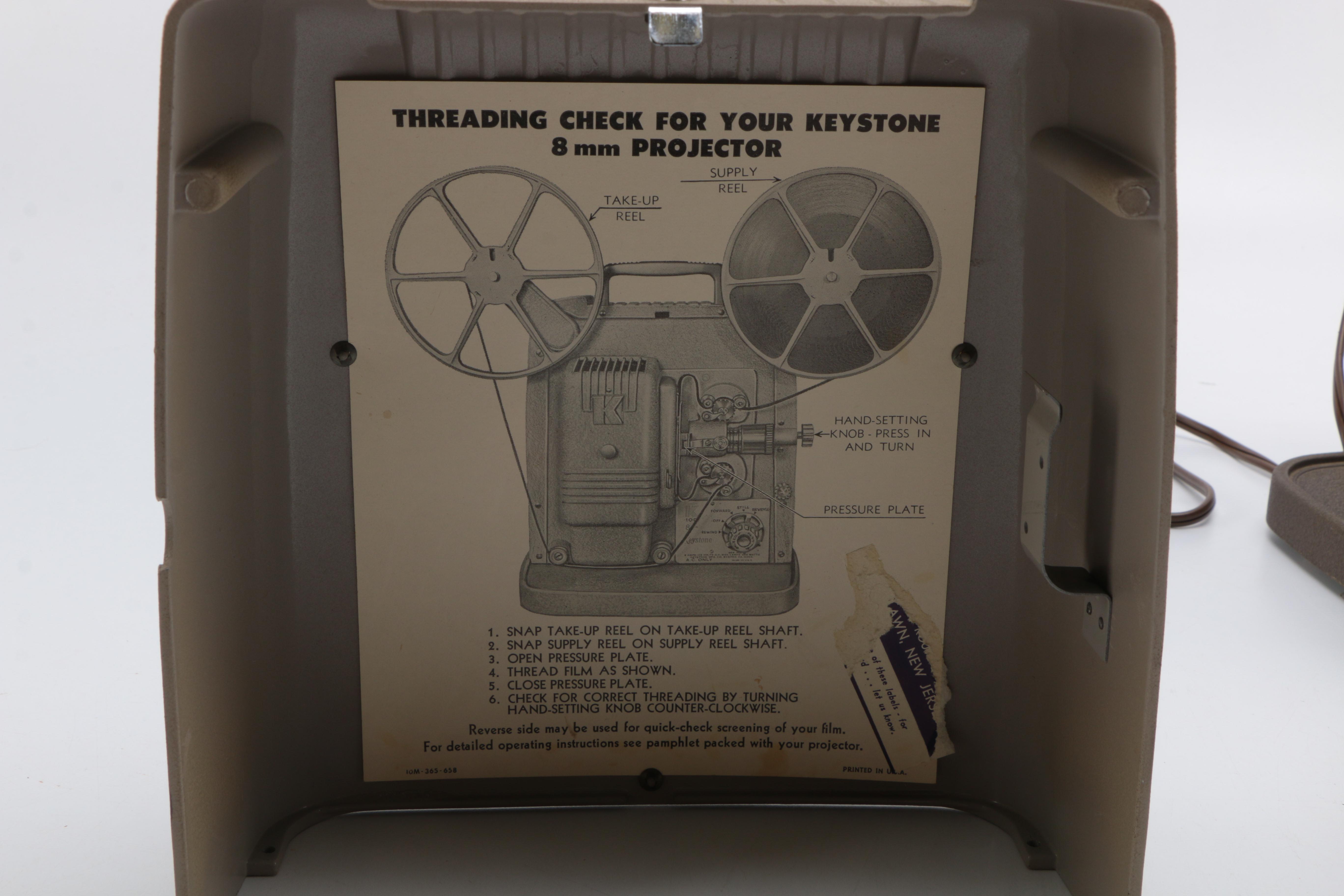 1960s Keystone Portable 8mm Movie Projector