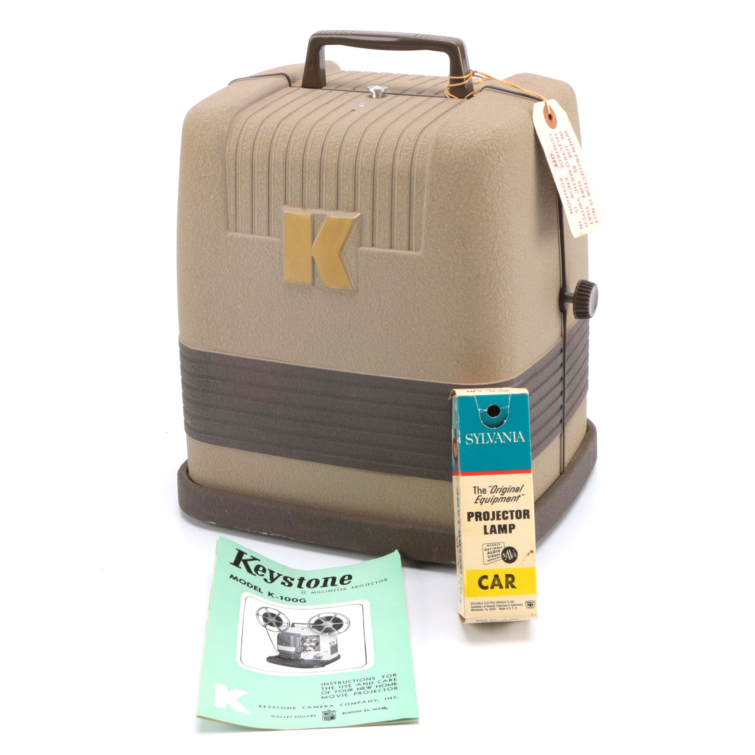 1960s Keystone Portable 8mm Movie Projector