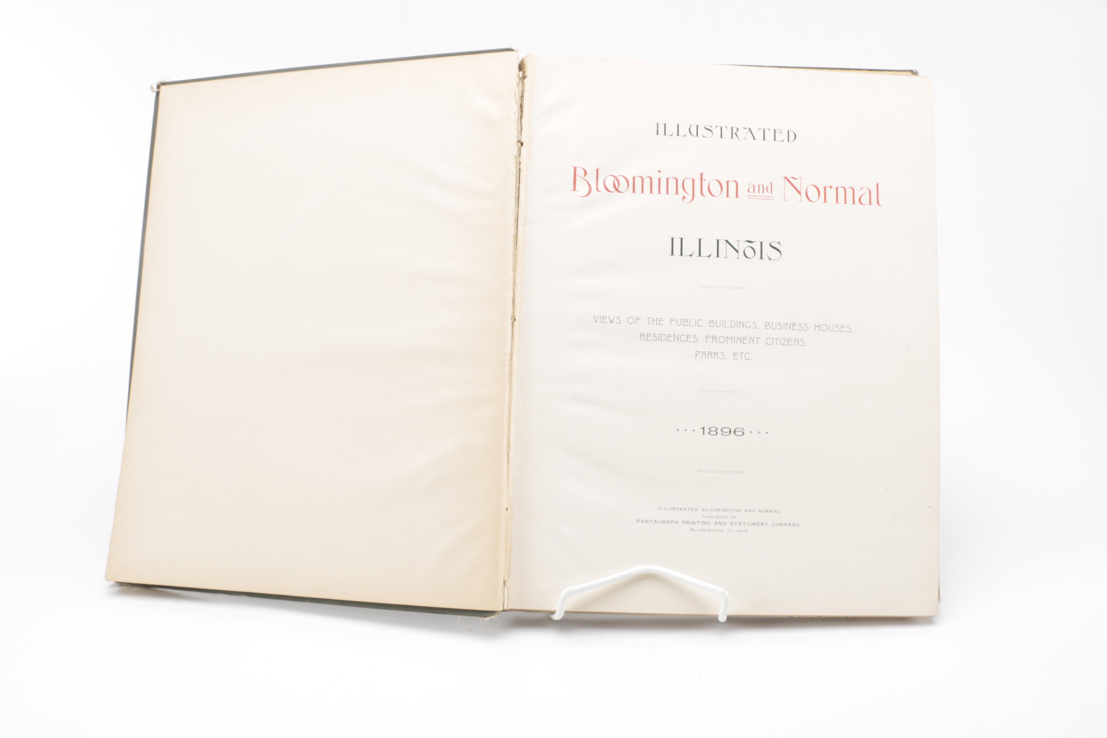 1896 "Illustrated Bloomington and Normal"