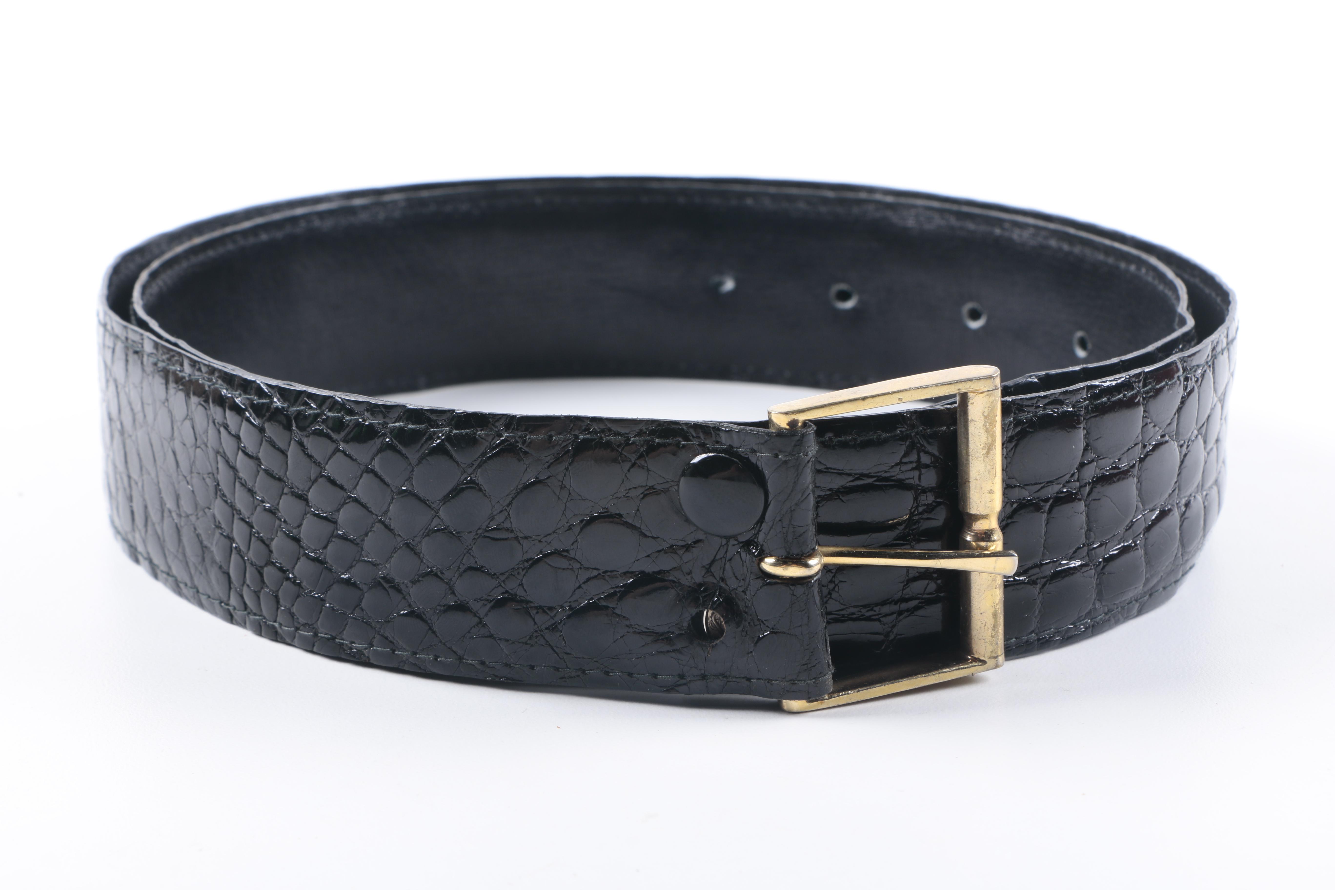 Designer Crocodile Belts