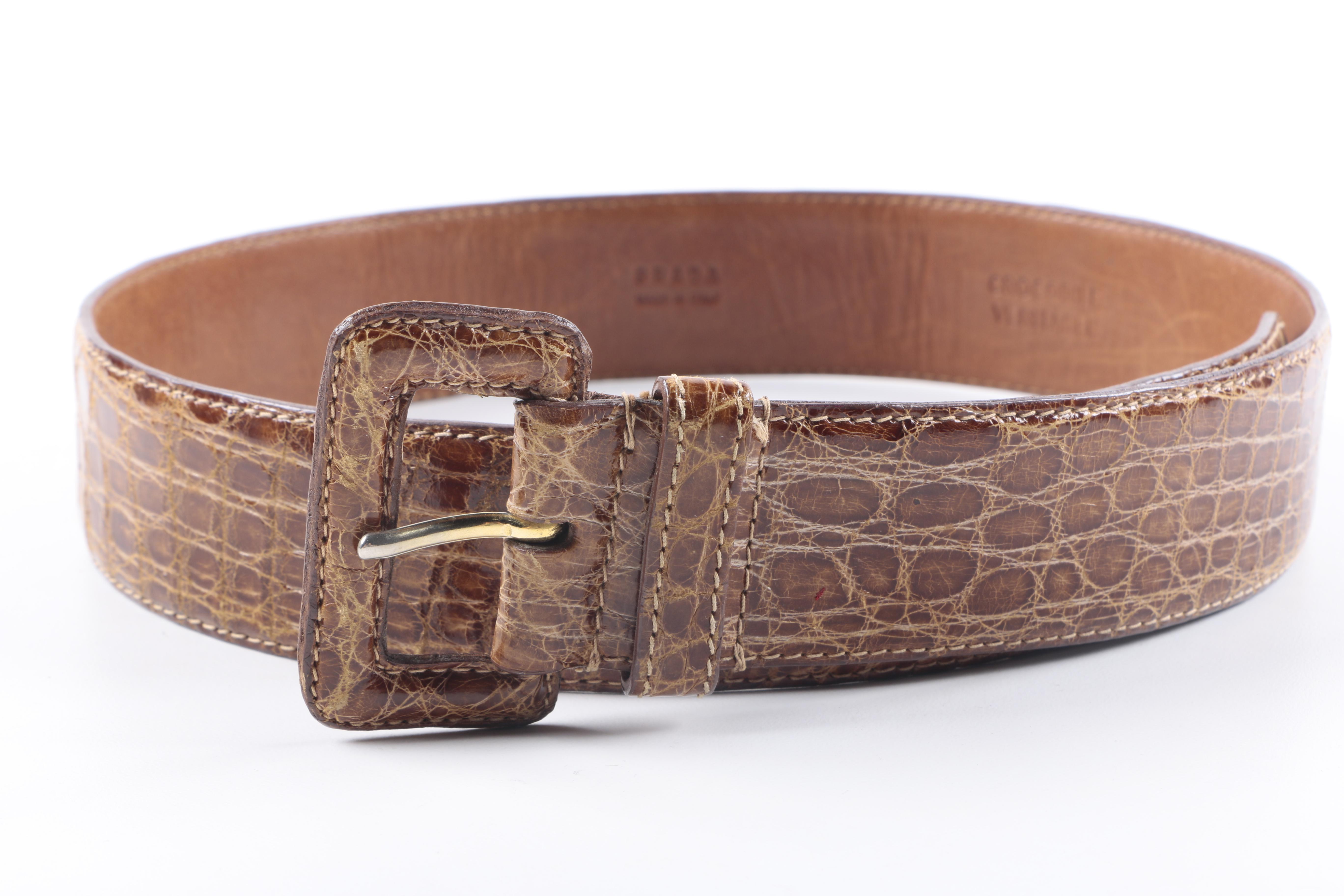 Designer Crocodile Belts