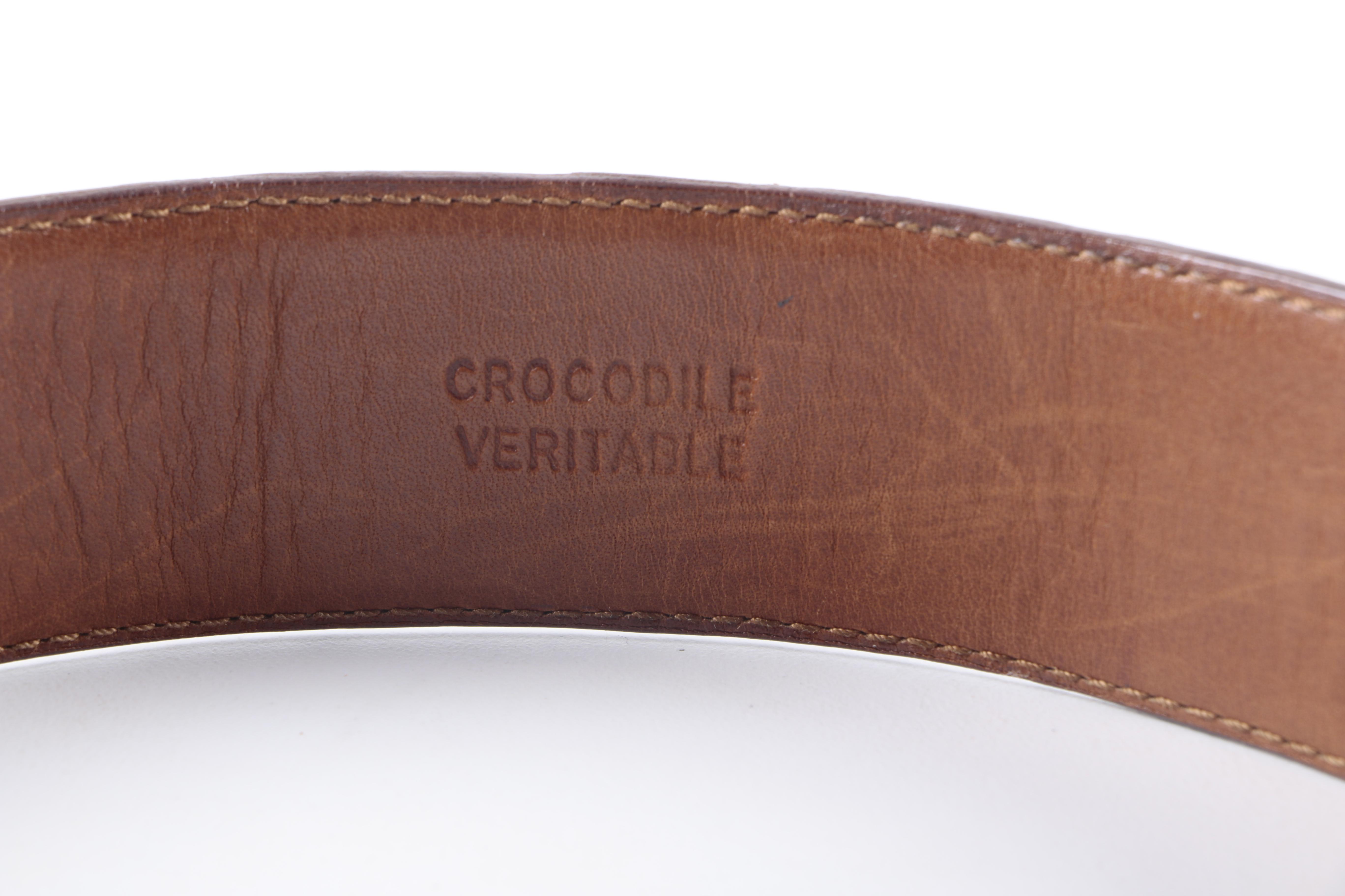 Designer Crocodile Belts