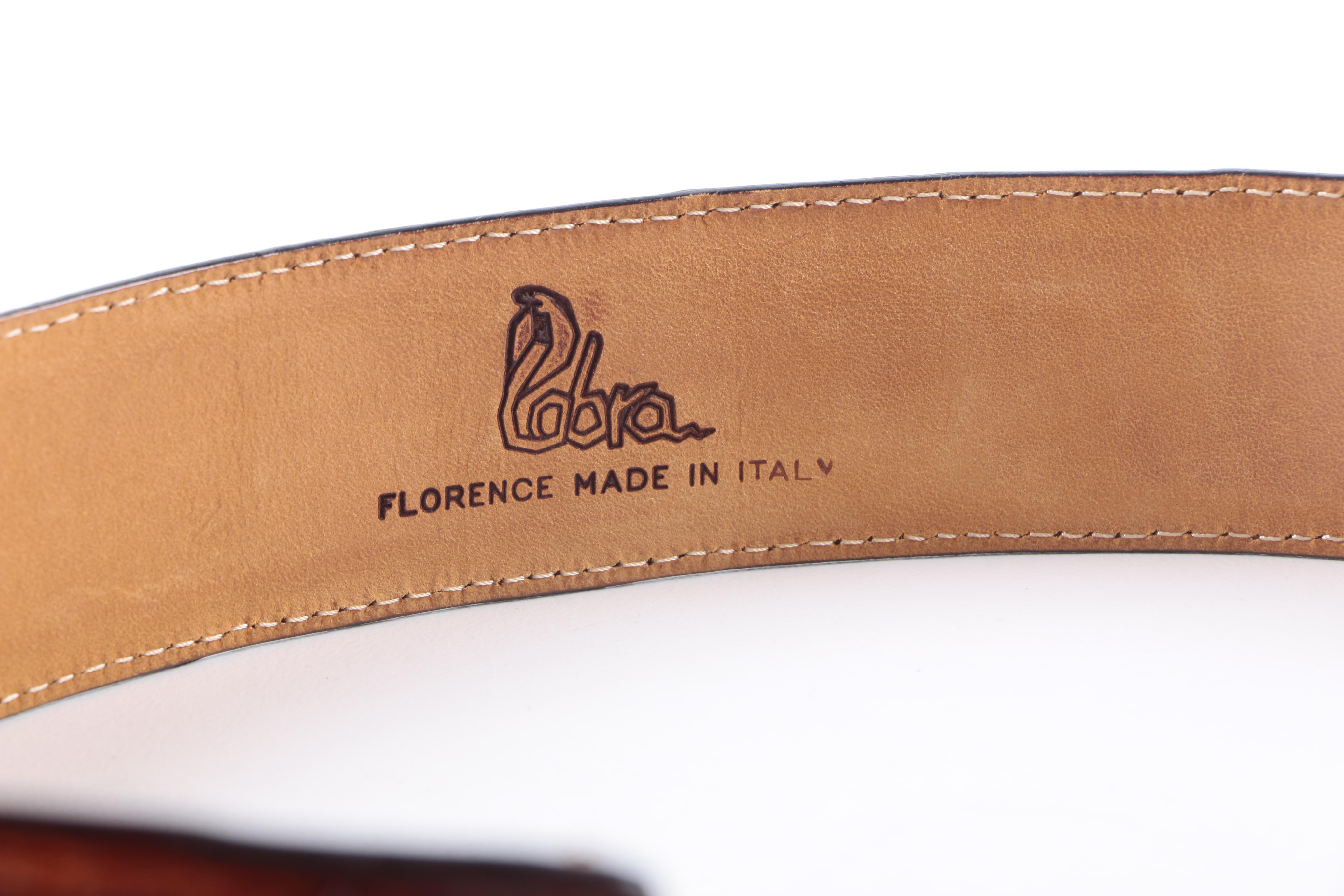 Designer Crocodile Belts