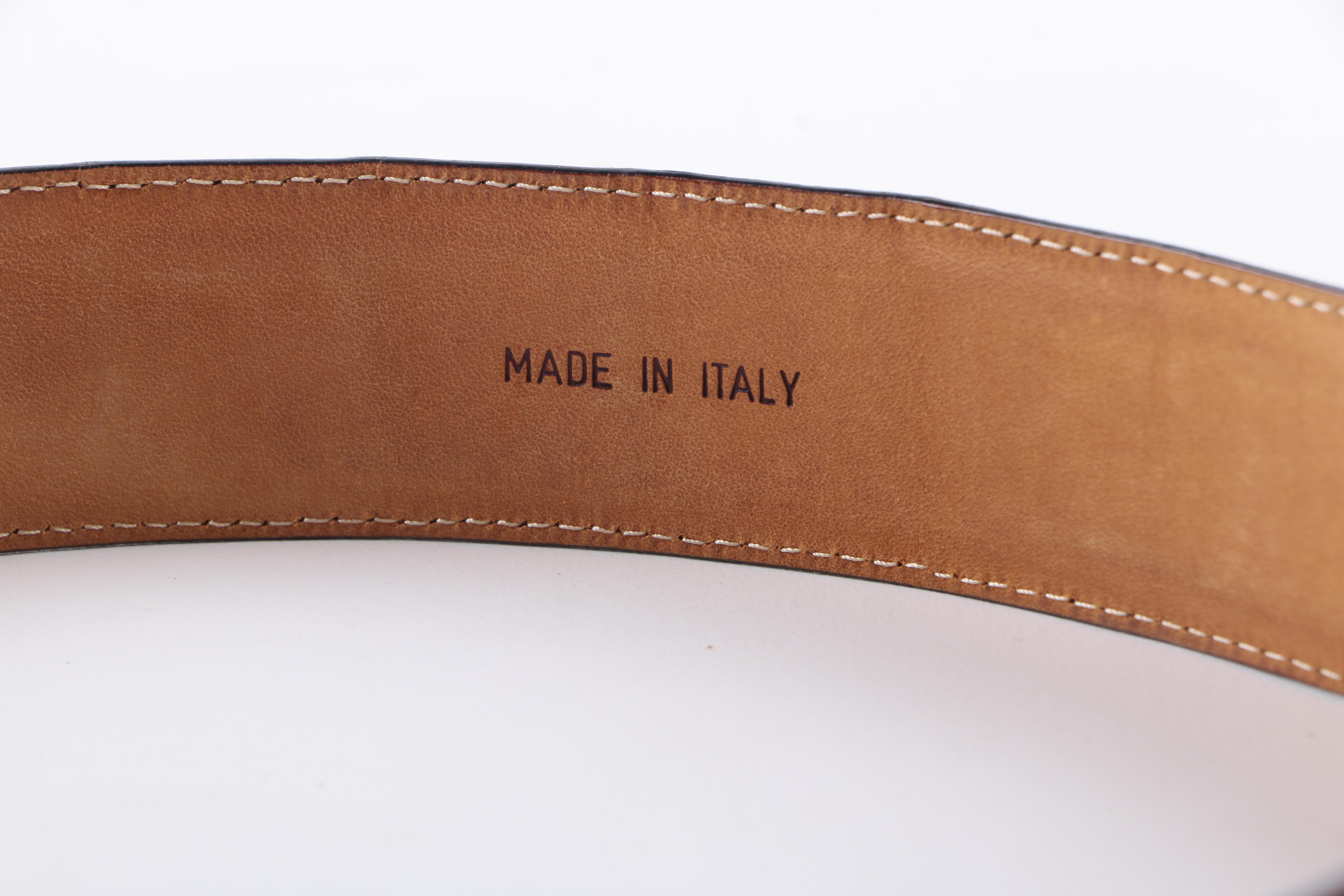 Designer Crocodile Belts