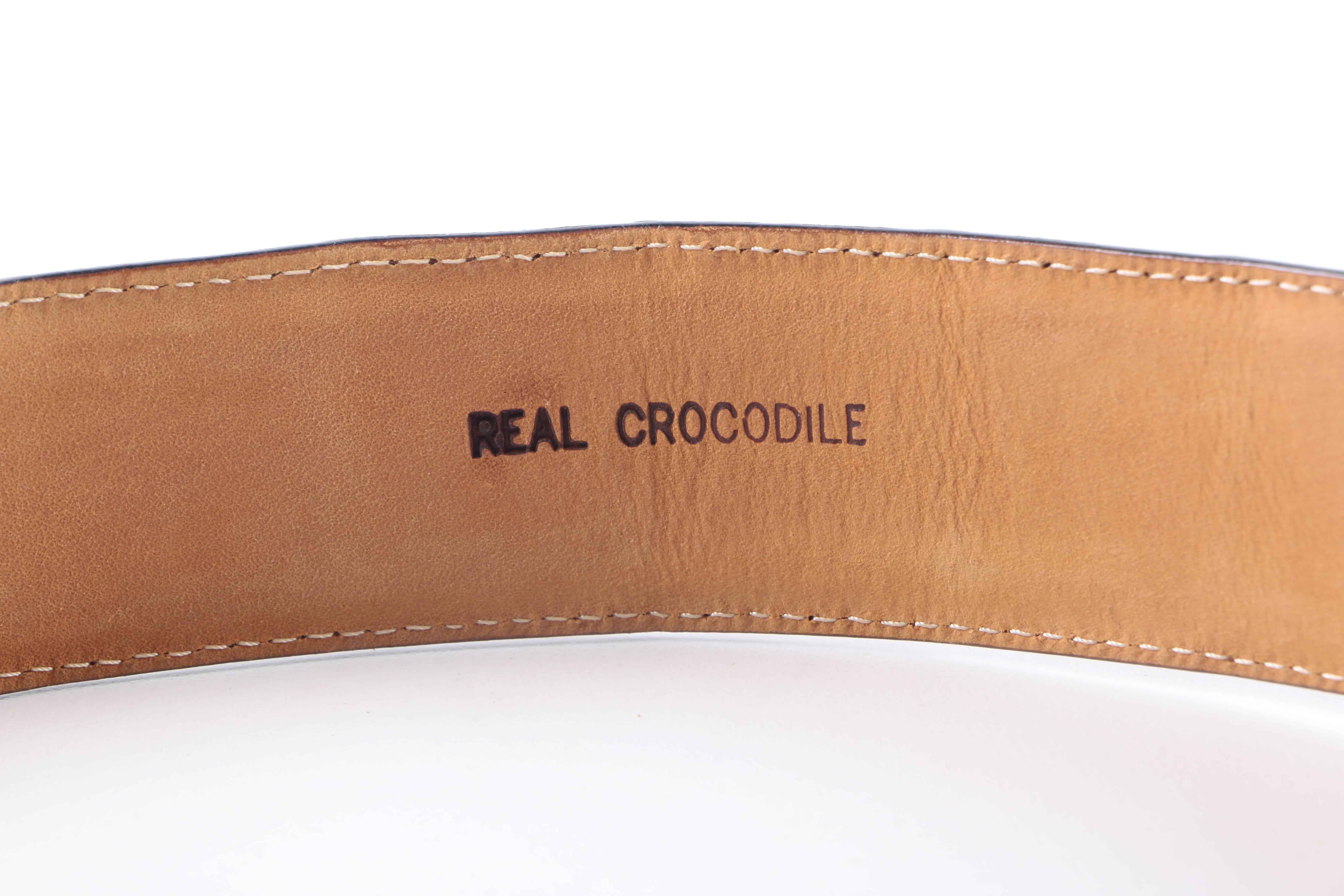 Designer Crocodile Belts