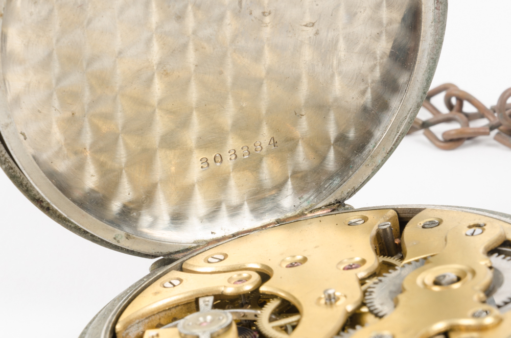 Taber Type Pocket Watch and Keufel & Esser Co. Compass and Mini Compass