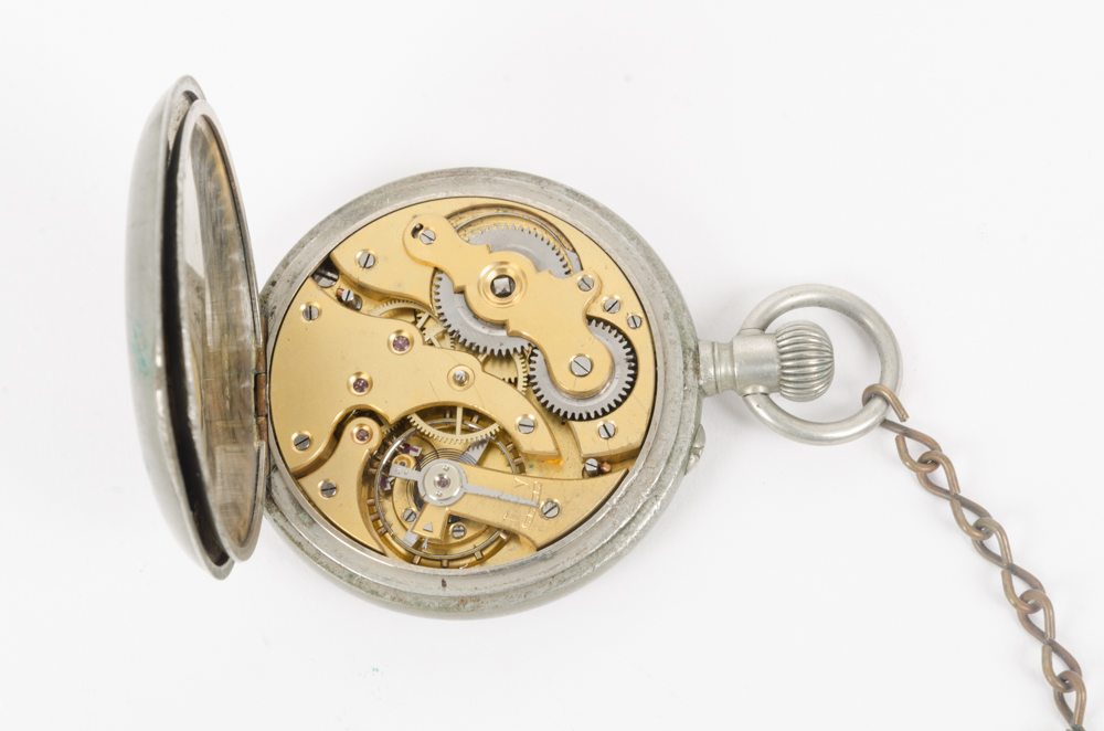 Taber Type Pocket Watch and Keufel & Esser Co. Compass and Mini Compass