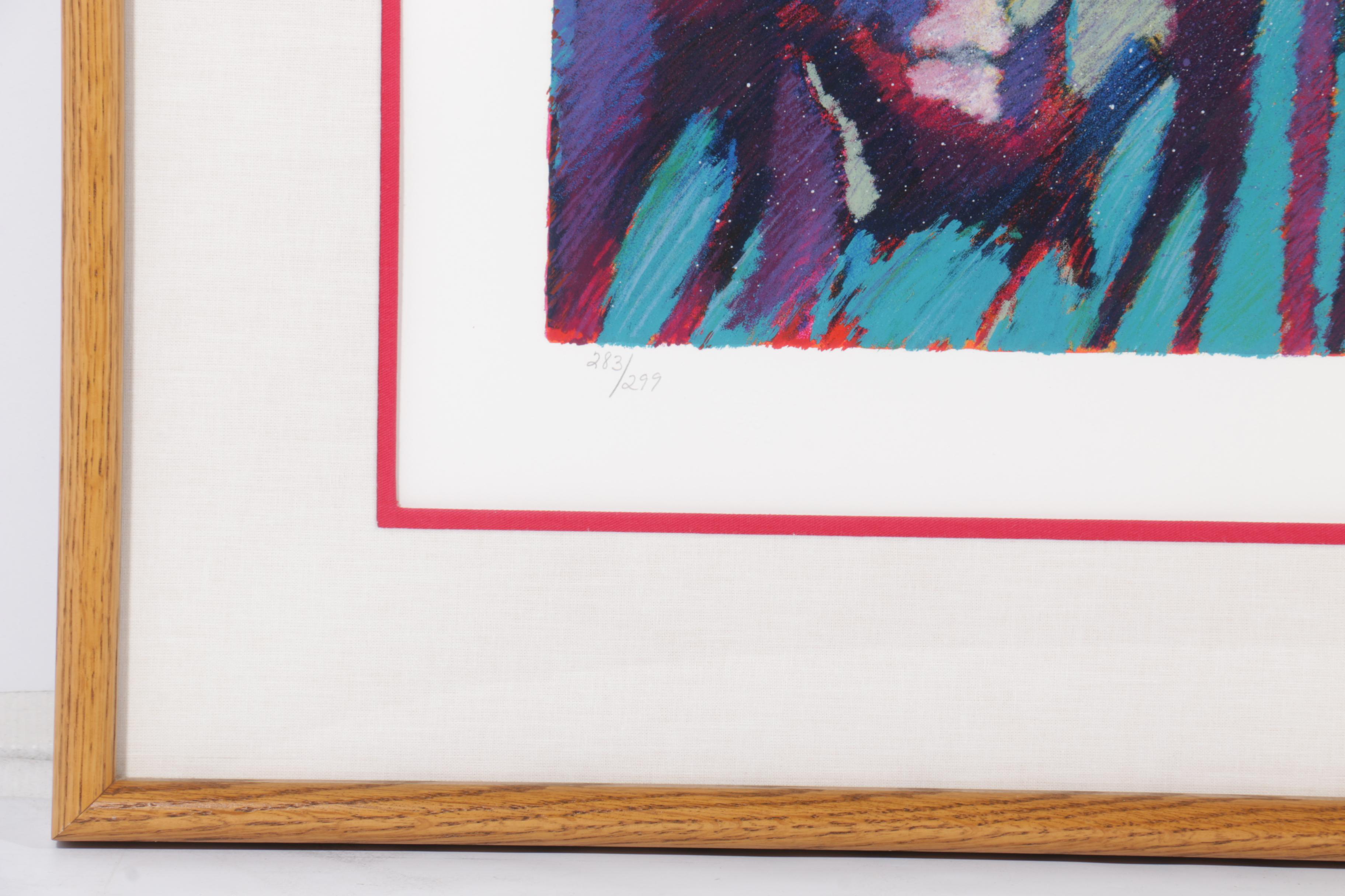 James Talmadge 1993 Limited Edition Serigraph "Opening Night at the Carnival"