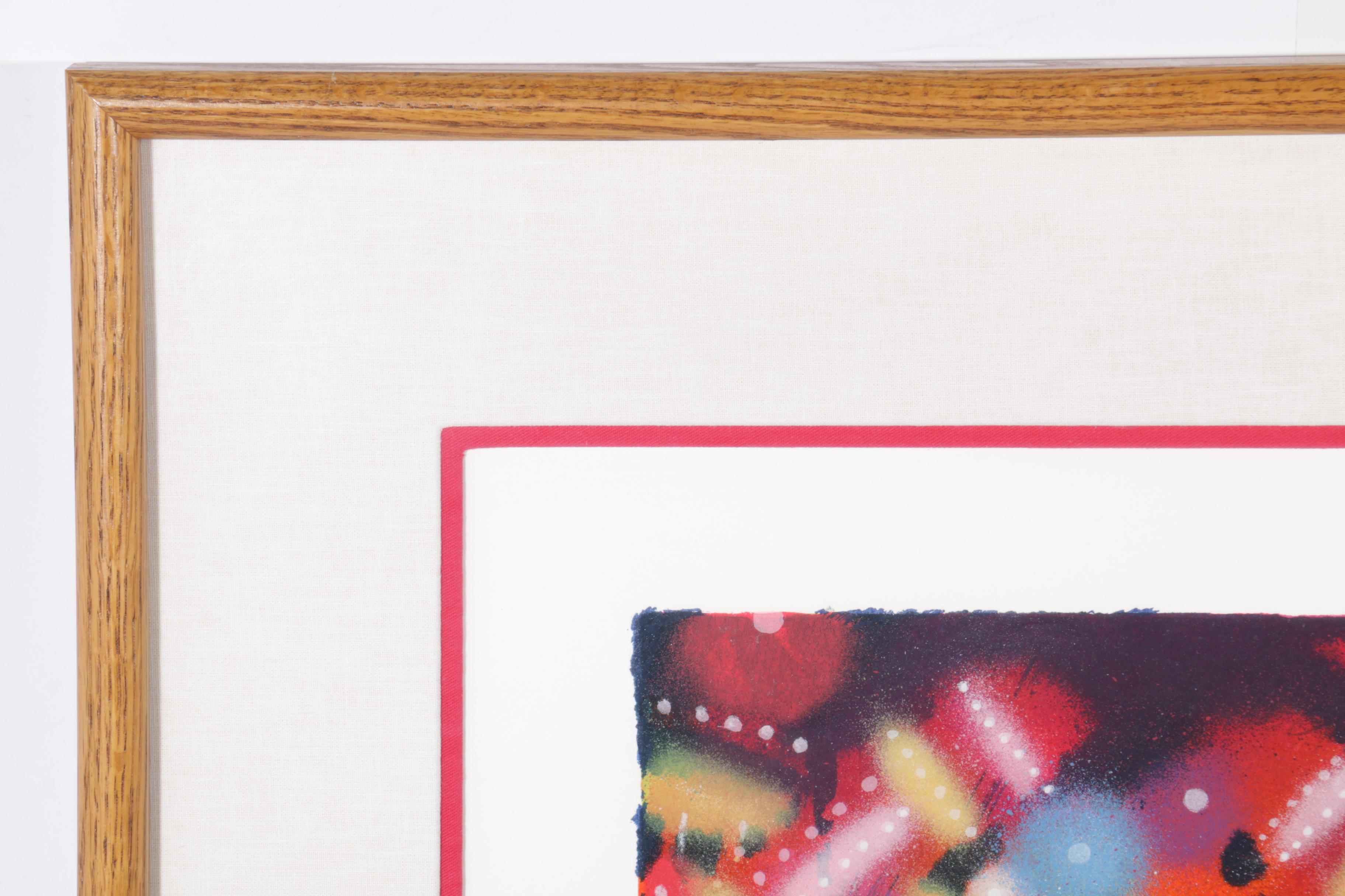 James Talmadge 1993 Limited Edition Serigraph "Opening Night at the Carnival"