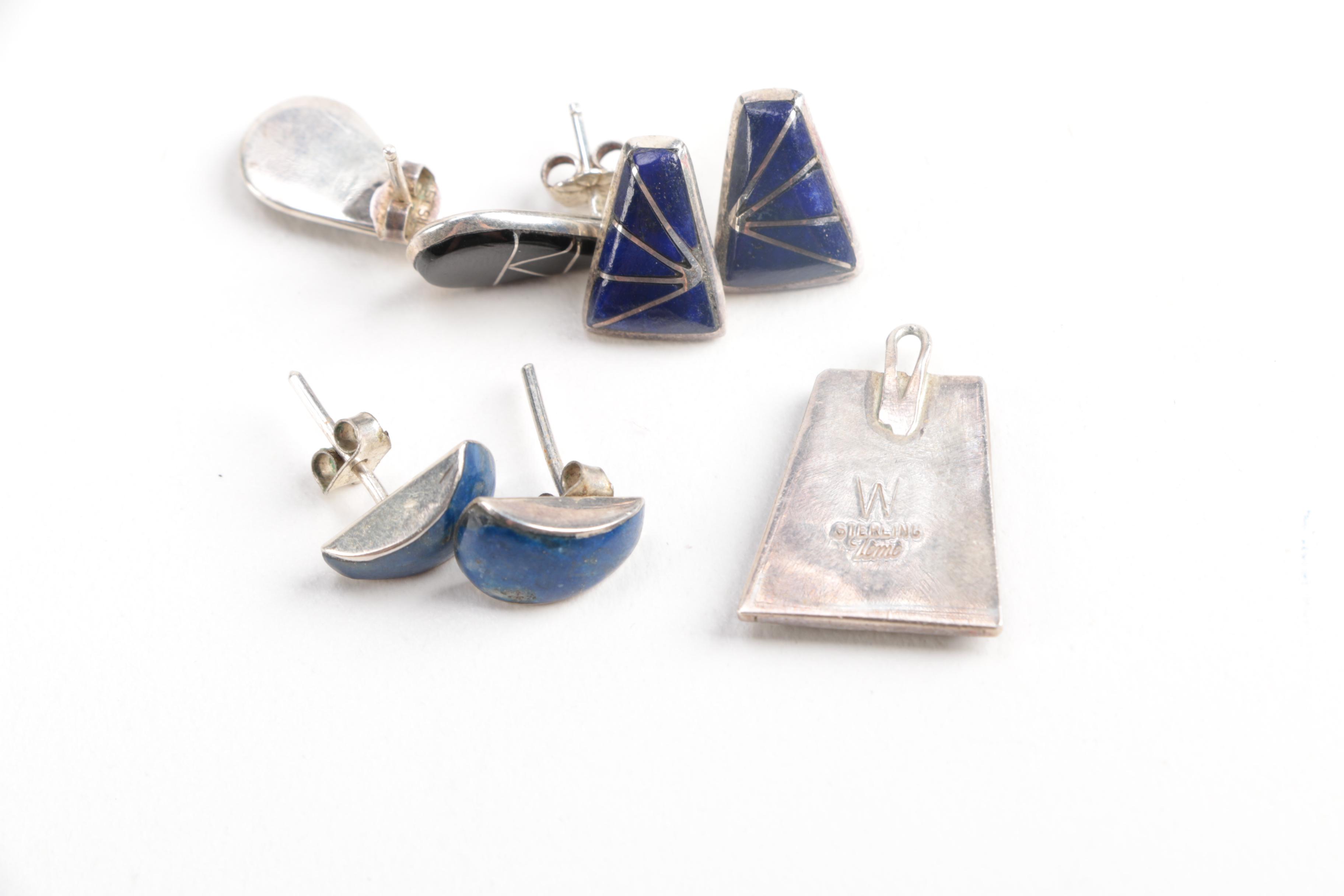 Southwestern Style Sterling Silver Gemstone Jewelry