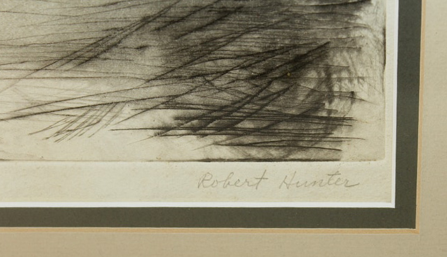Robert Hunter Etching