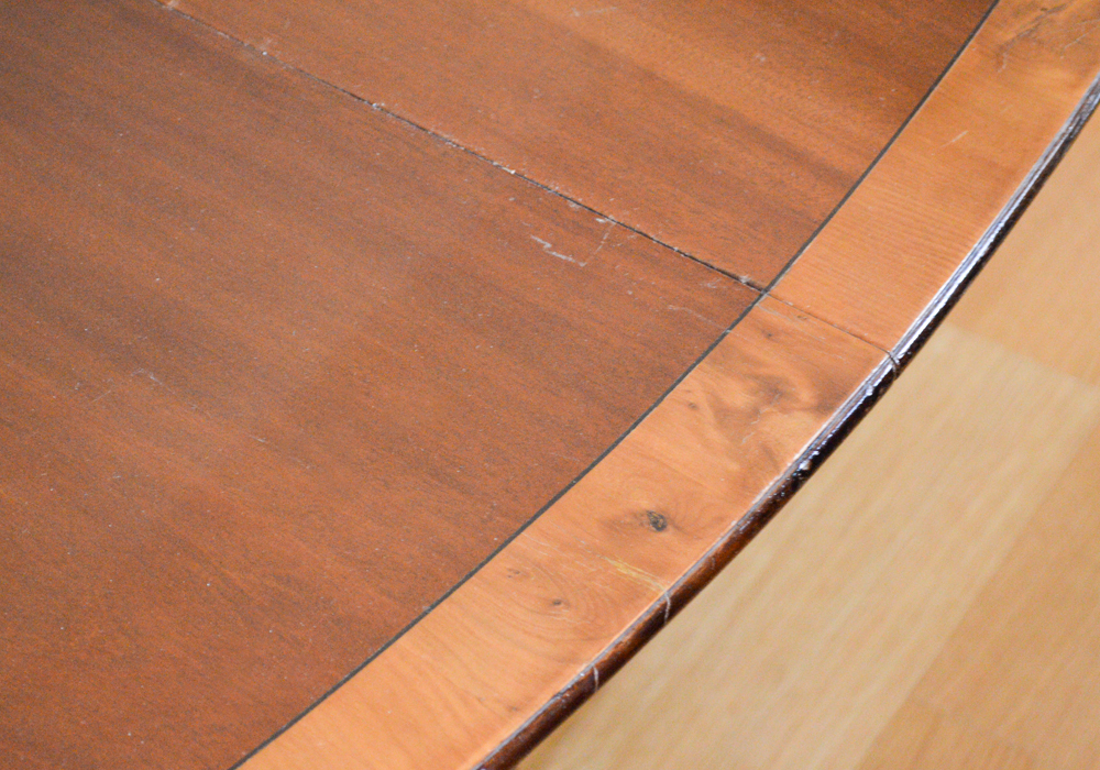 Vintage Sheraton Inspired Dining Table With Leaf Inserts