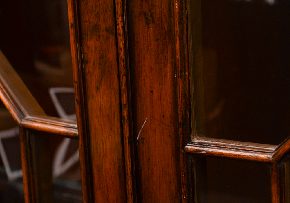 Baker Mahogany Secretary with Bookcase