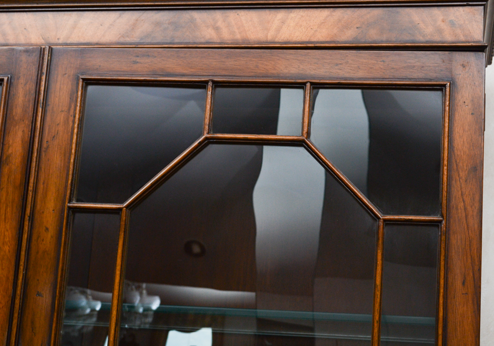 Baker Mahogany Secretary with Bookcase