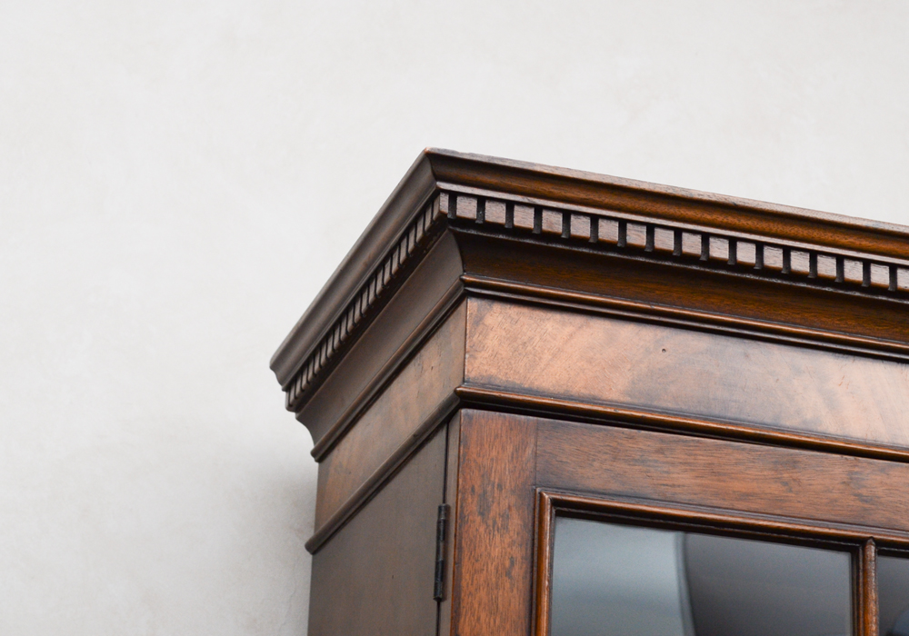 Baker Mahogany Secretary with Bookcase