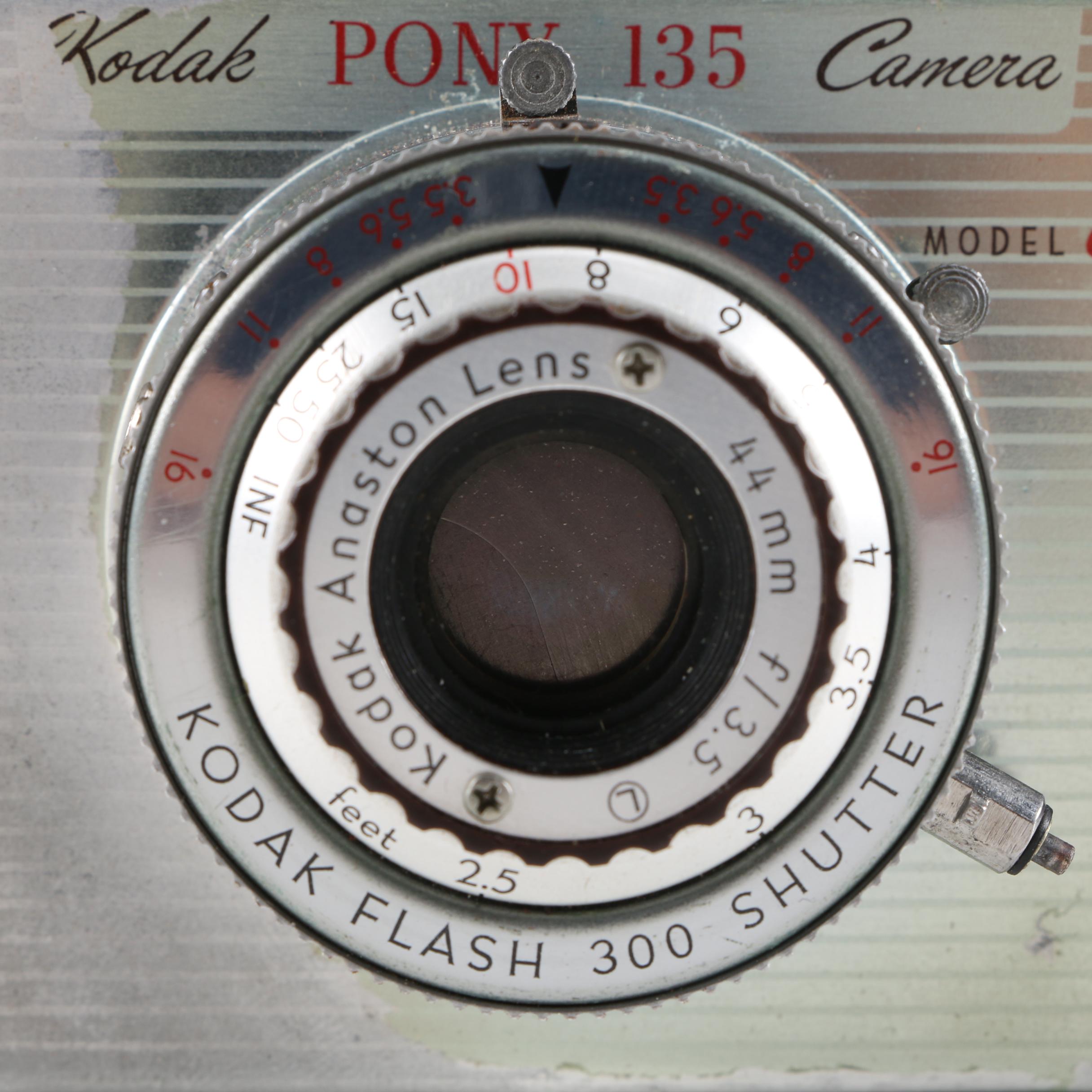 Vintage Kodak Pony 135 Camera in Case