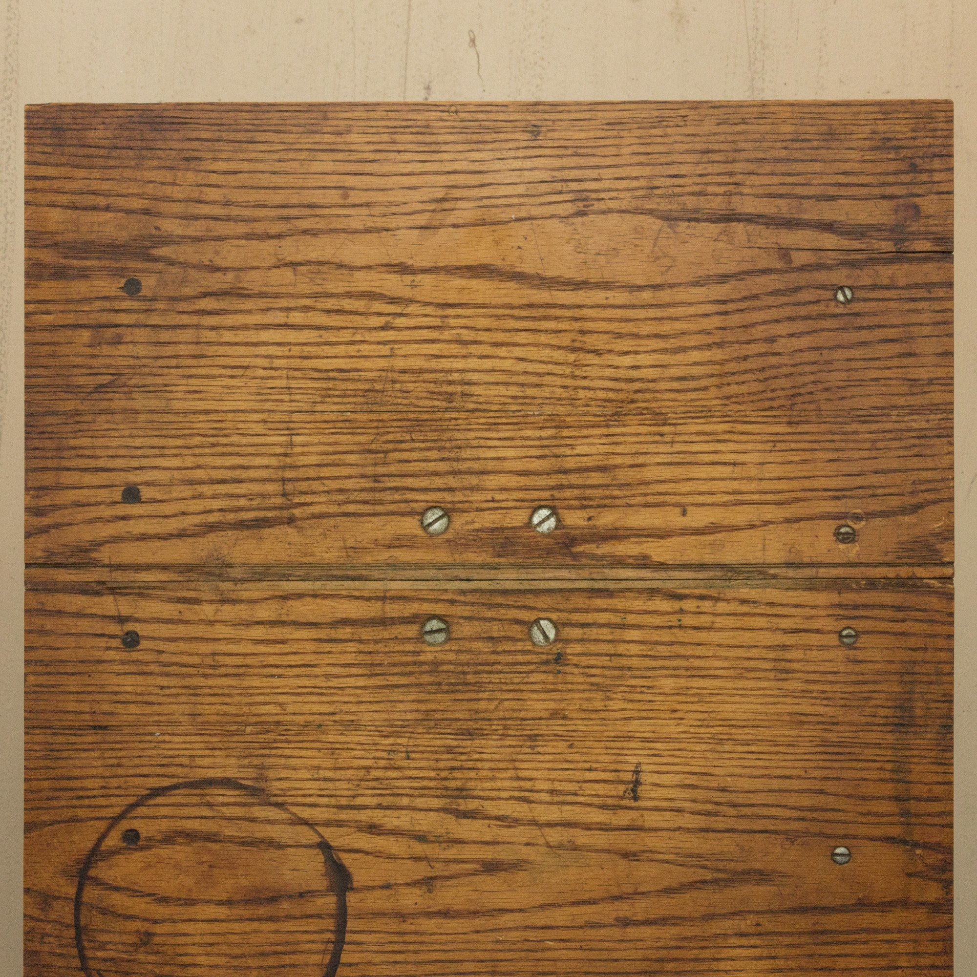 Handmade Adjustable Oak Stand on Wheels