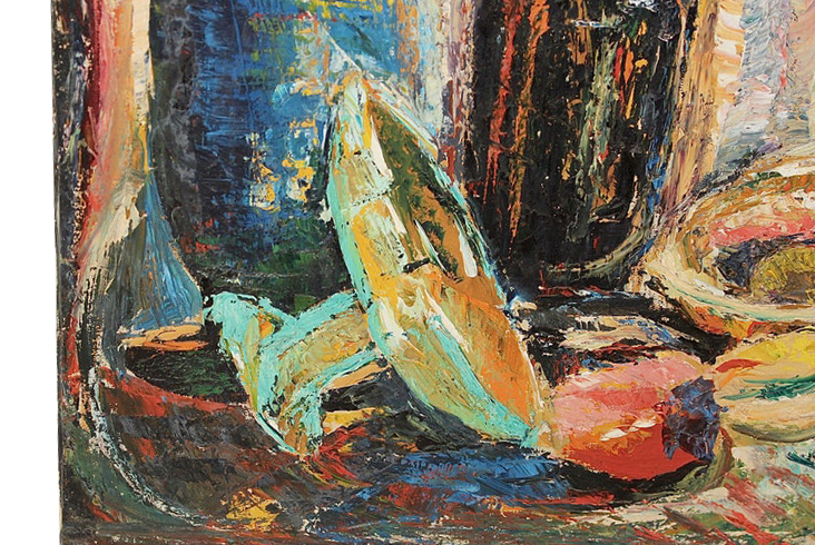 Jack Elors Oil Still Life Painting