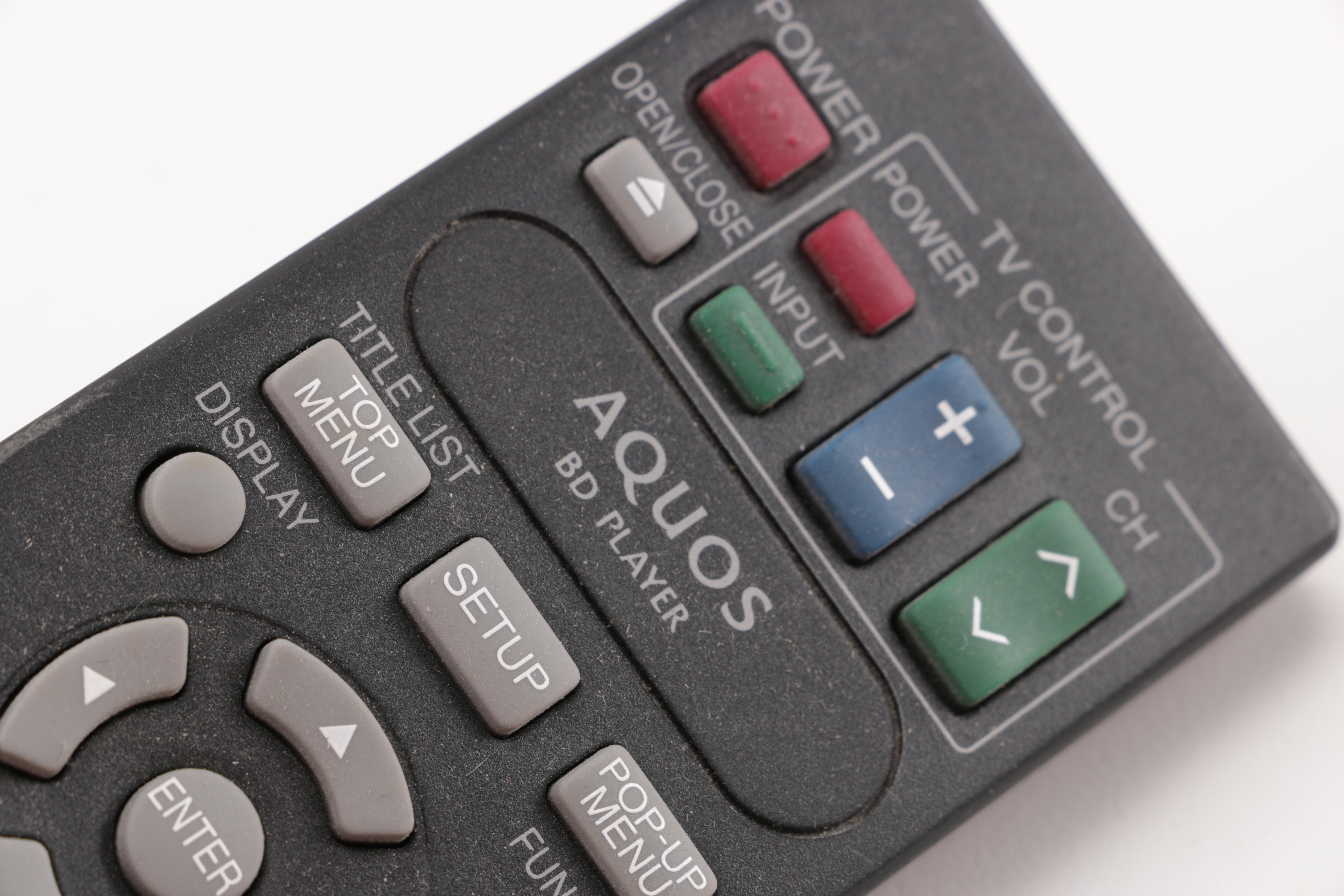 Sharp Aquos Blu-ray Player