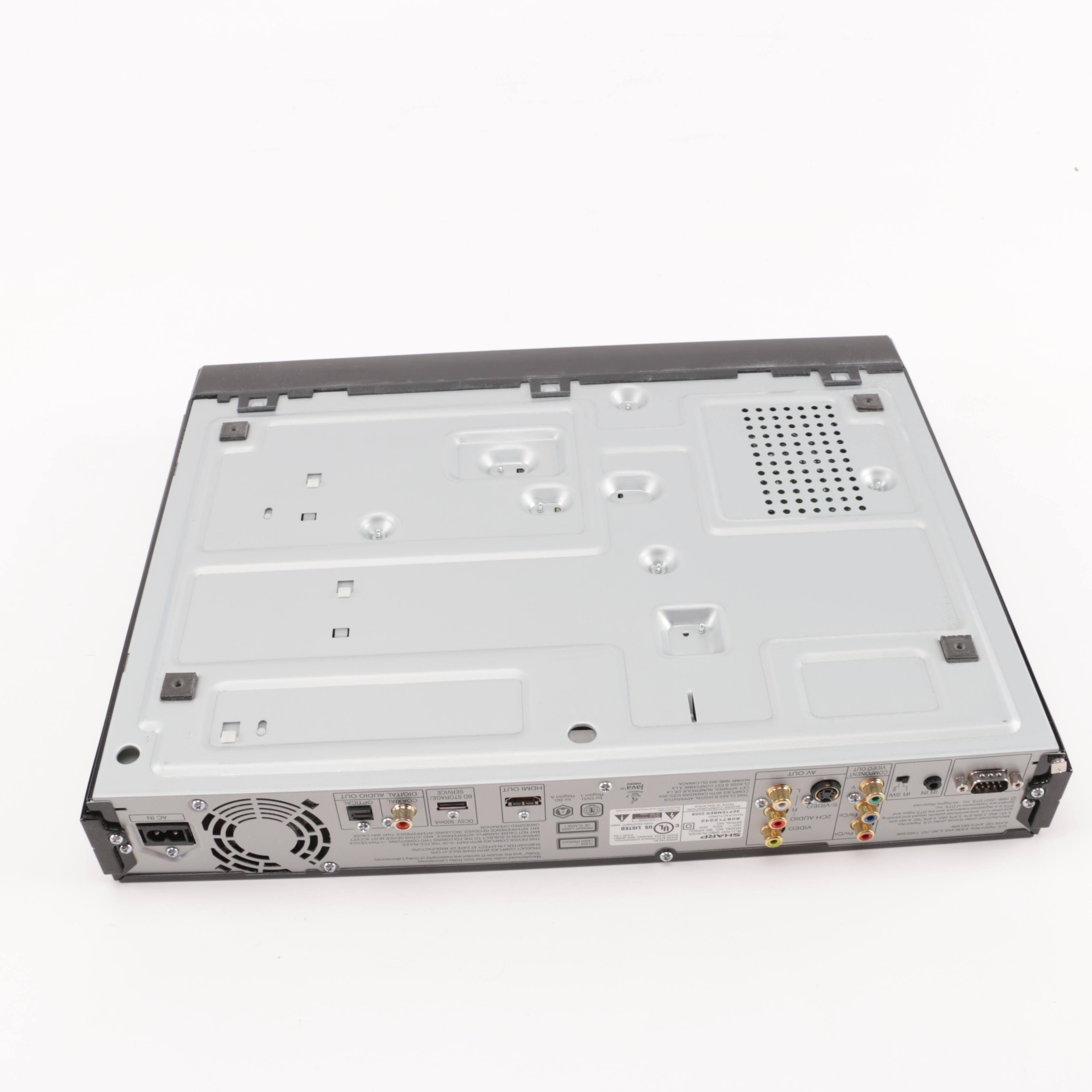 Sharp Aquos Blu-ray Player