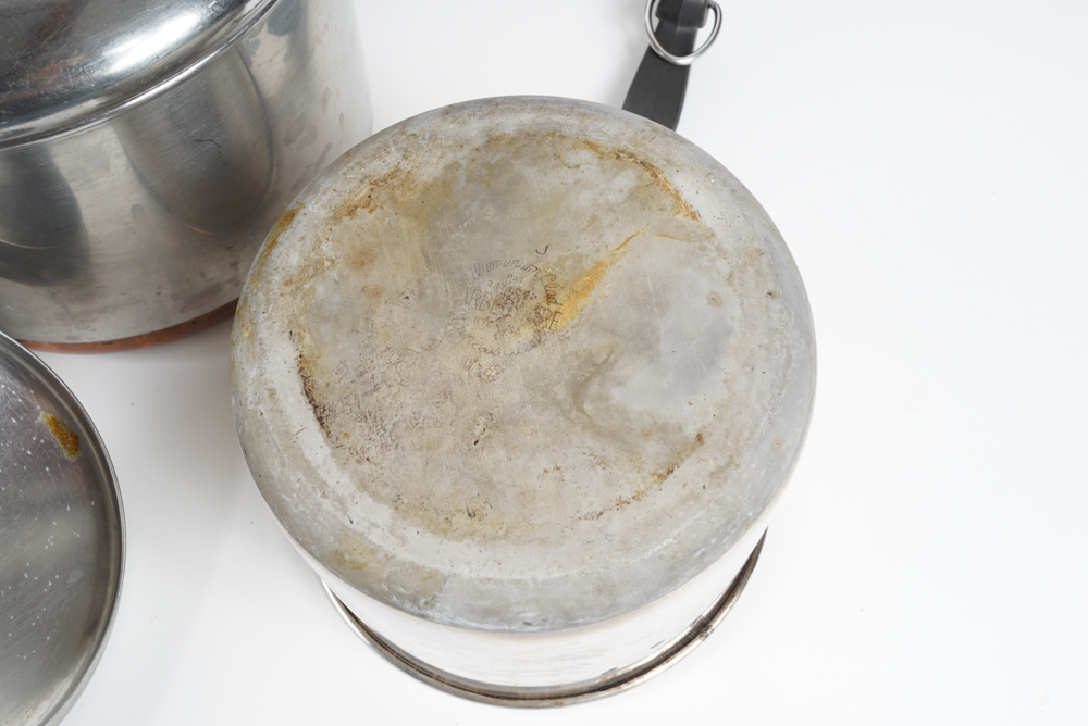 Collection of Revere Ware Copper Clad Cookware