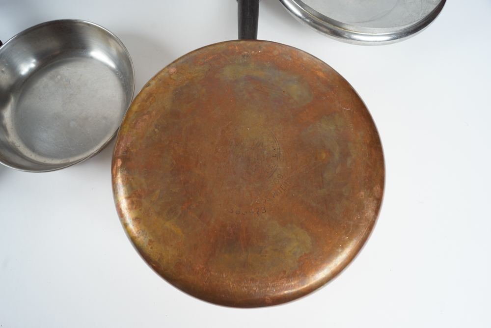 Collection of Revere Ware Copper Clad Cookware