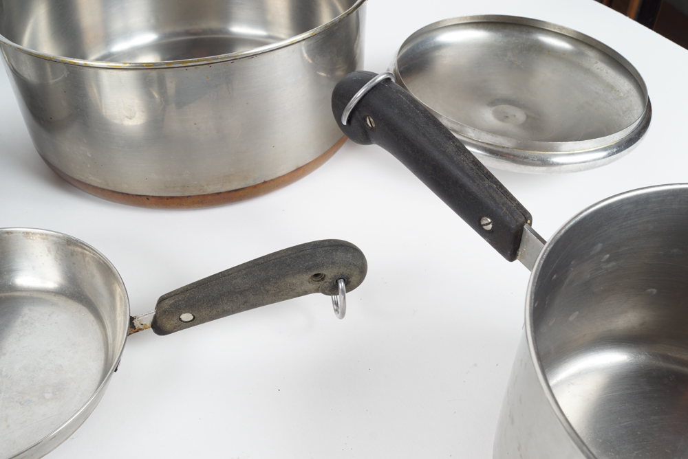 Collection of Revere Ware Copper Clad Cookware