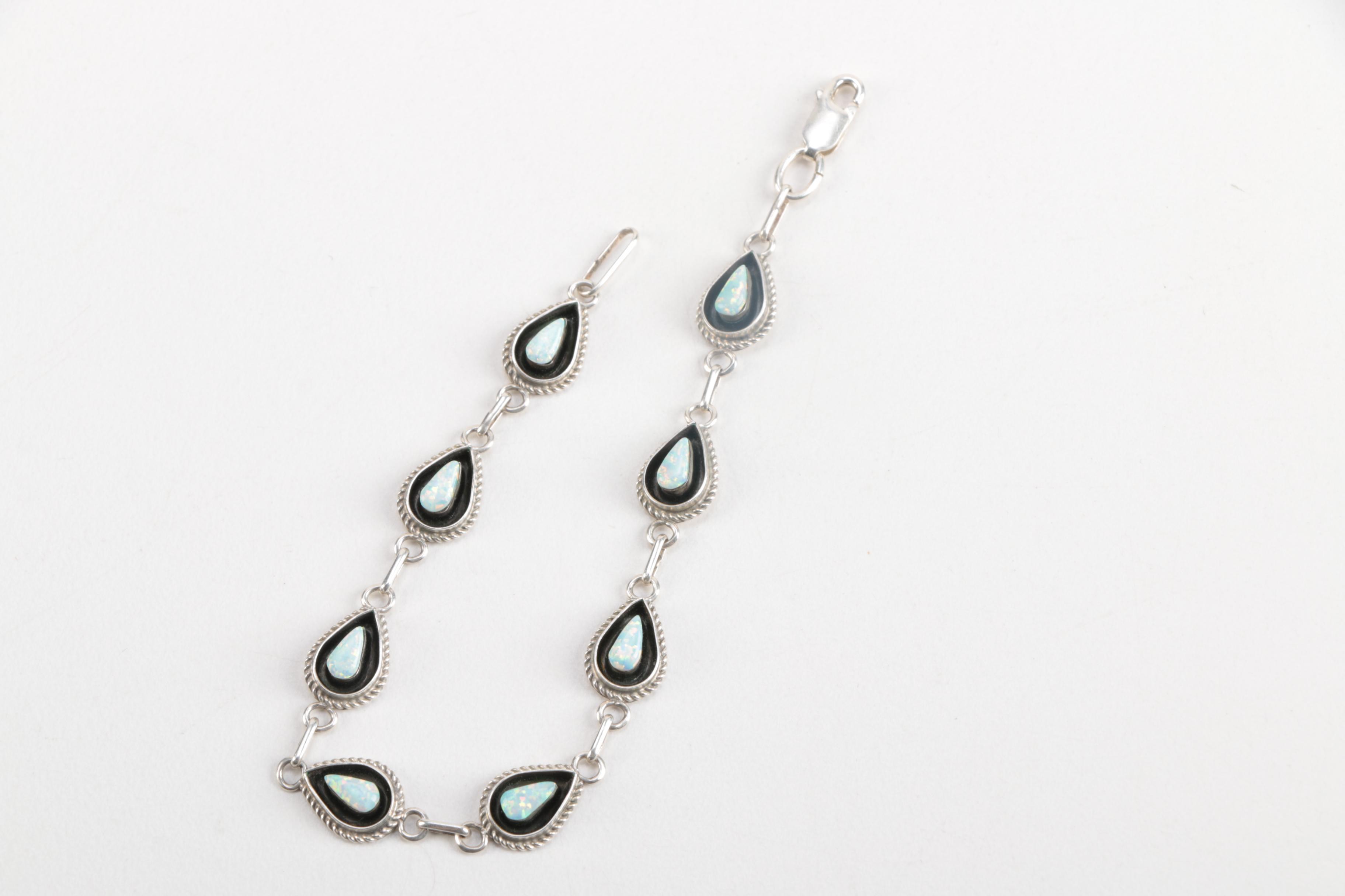 Sterling Silver Gemstone Bracelets