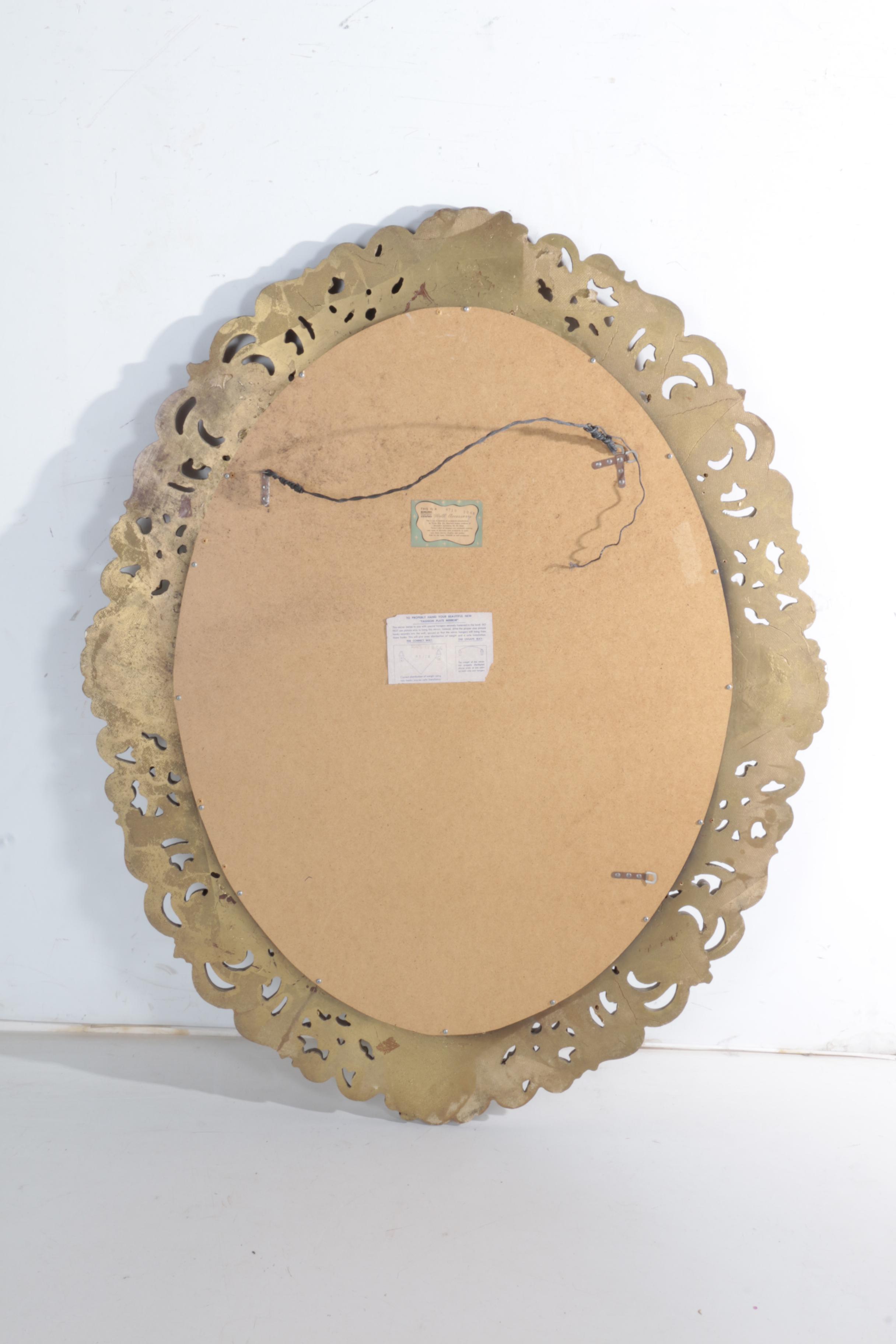 Turner Gold-Tone Wall Mirror