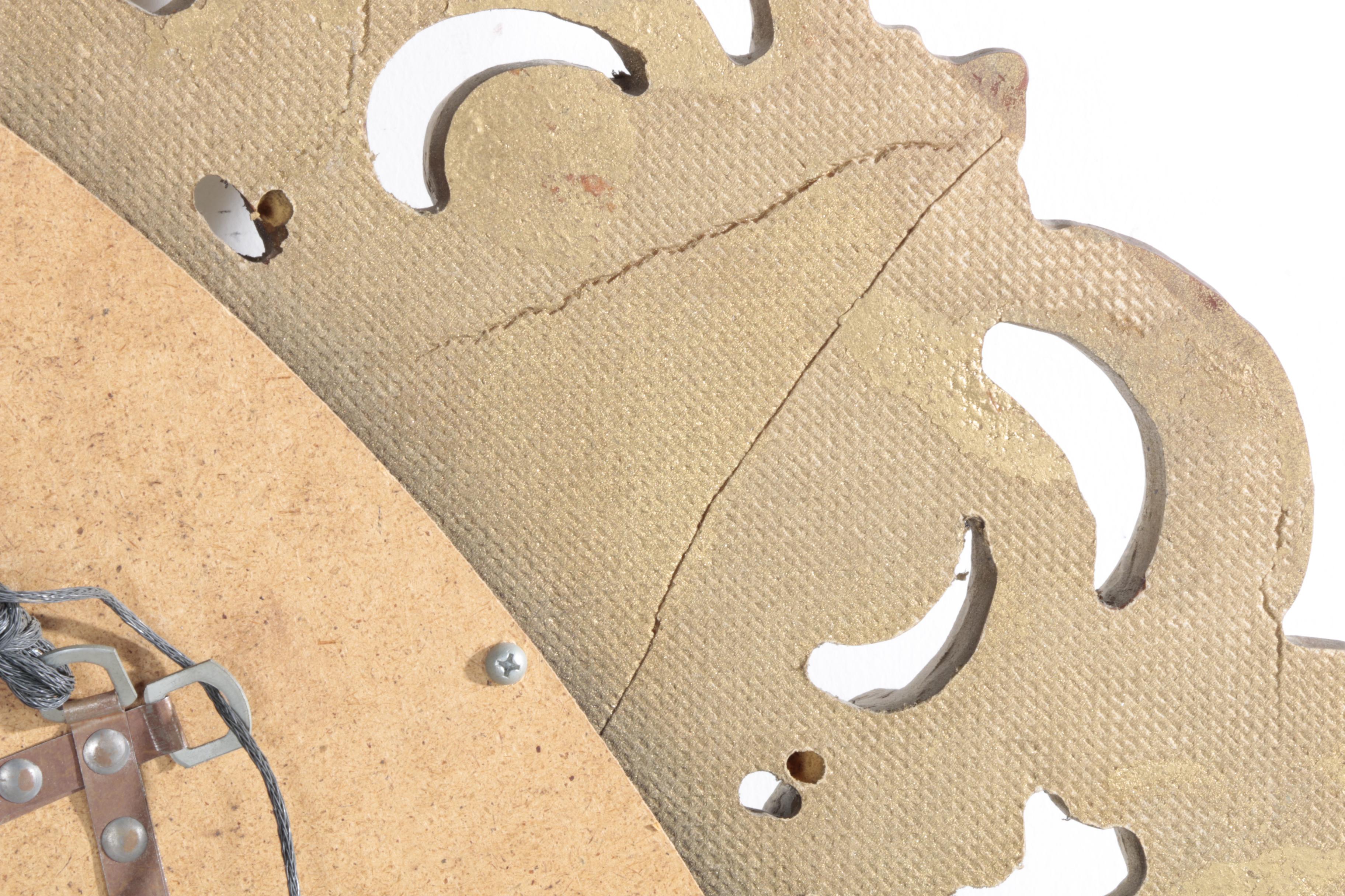 Turner Gold-Tone Wall Mirror