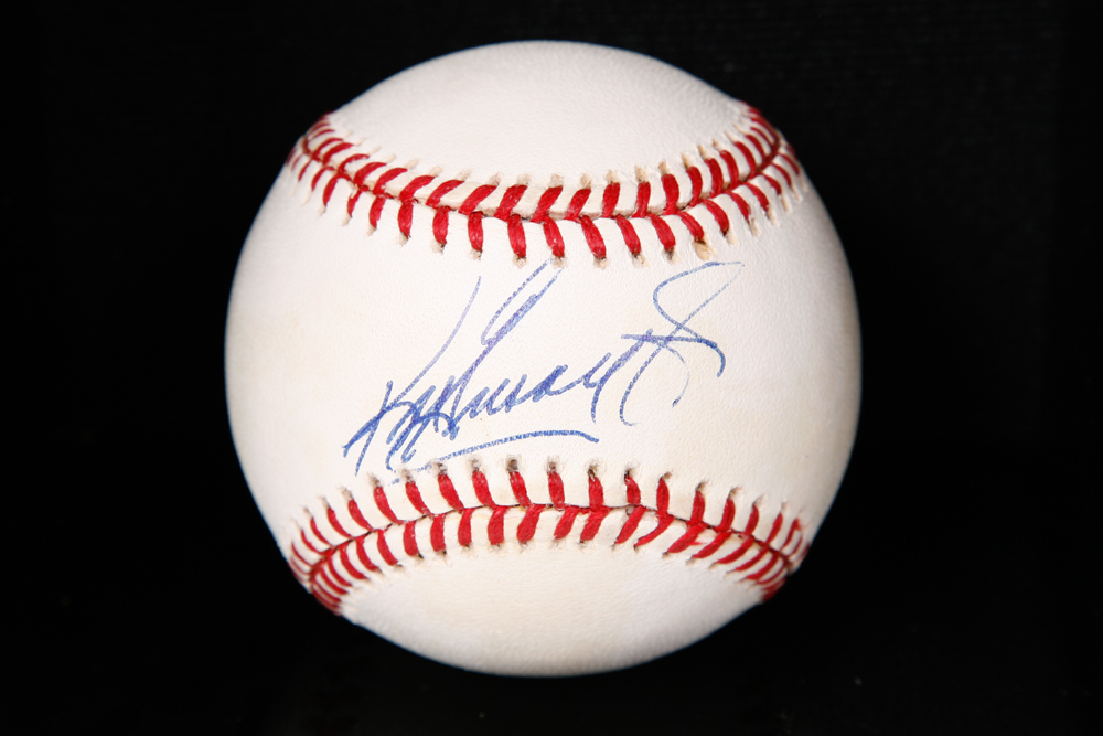 1999 "All Star" Signed Ken Griffey, Jr. Game Bat and Ball