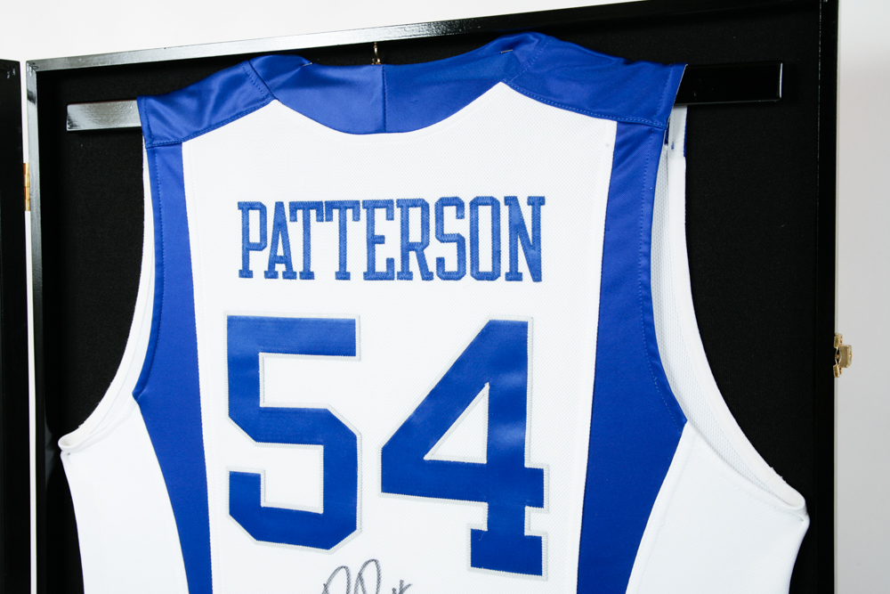 Framed University of Kentucky Patrick Patterson #54 Signed Jersey