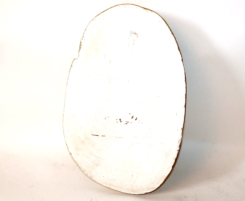 Contemporary Gold-Tone Plaster Wall Sculpture