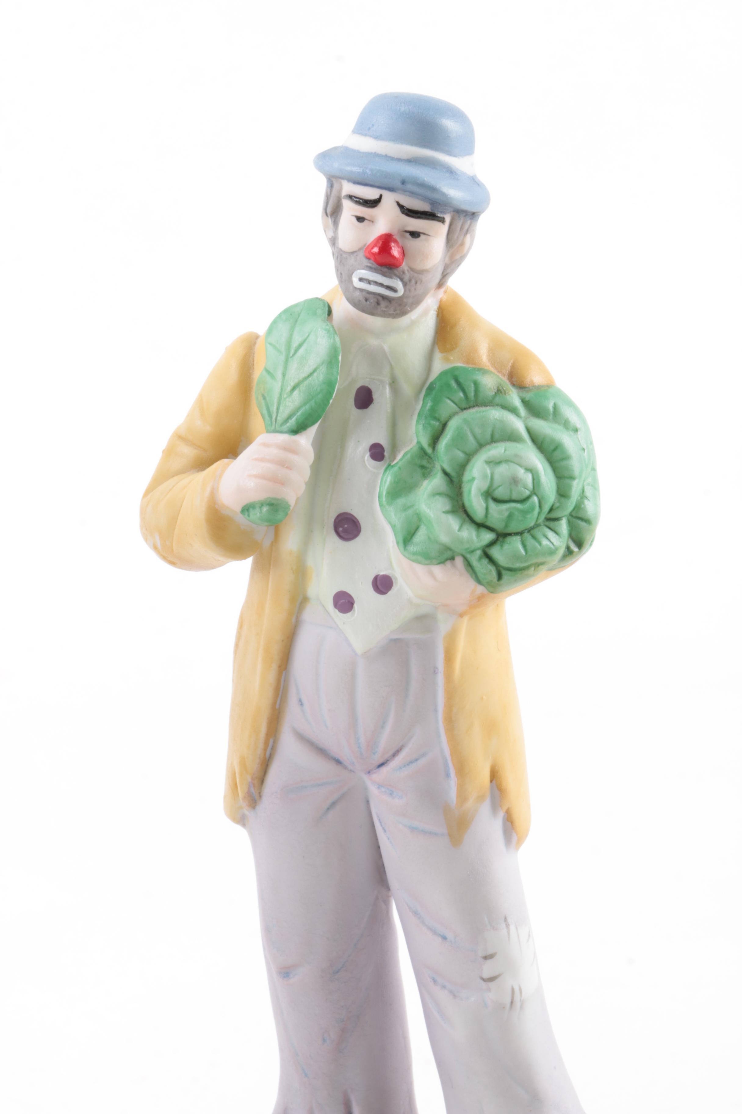 Assortment of Clown Figurines