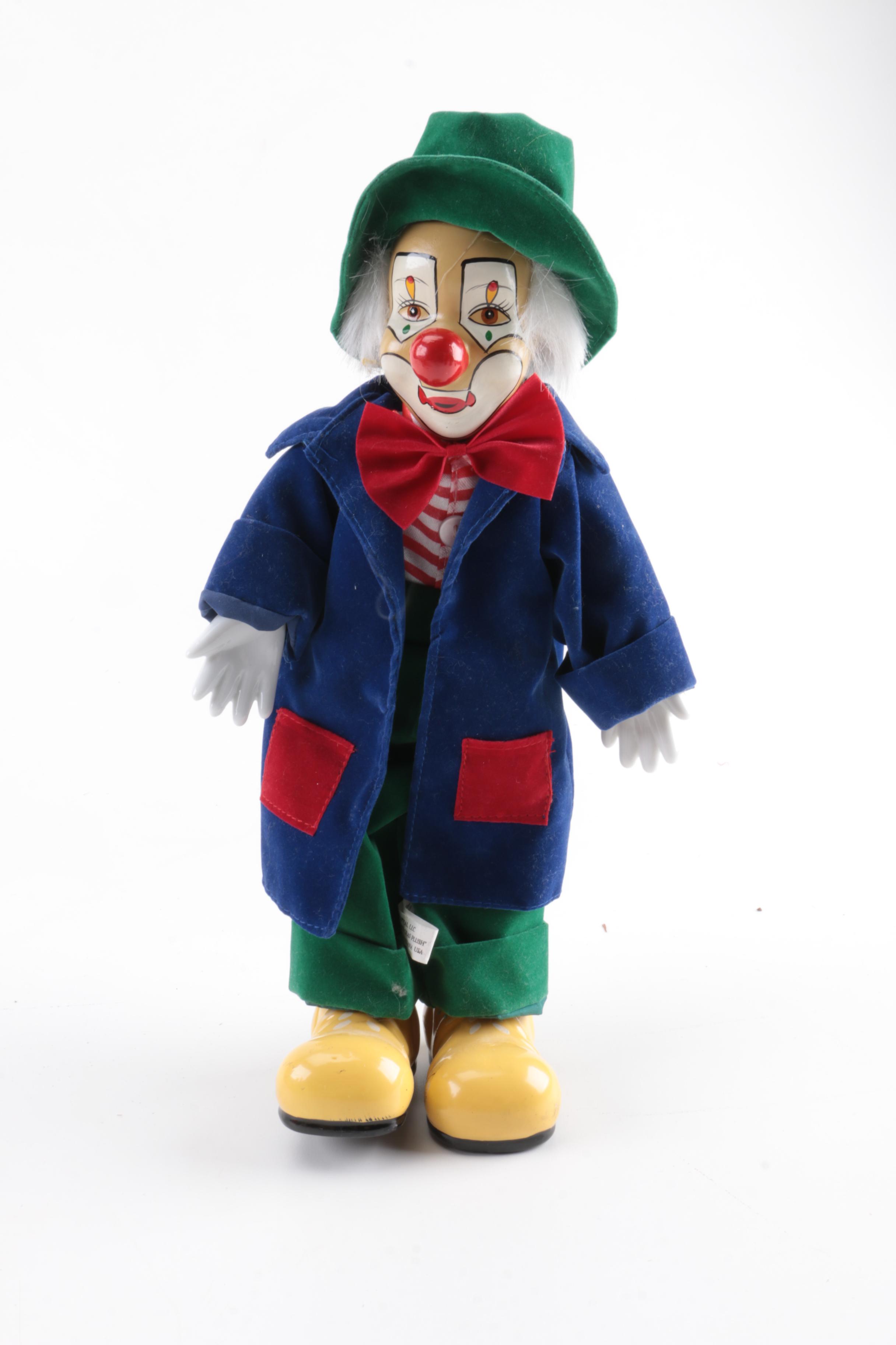 Assortment of Clown Figurines