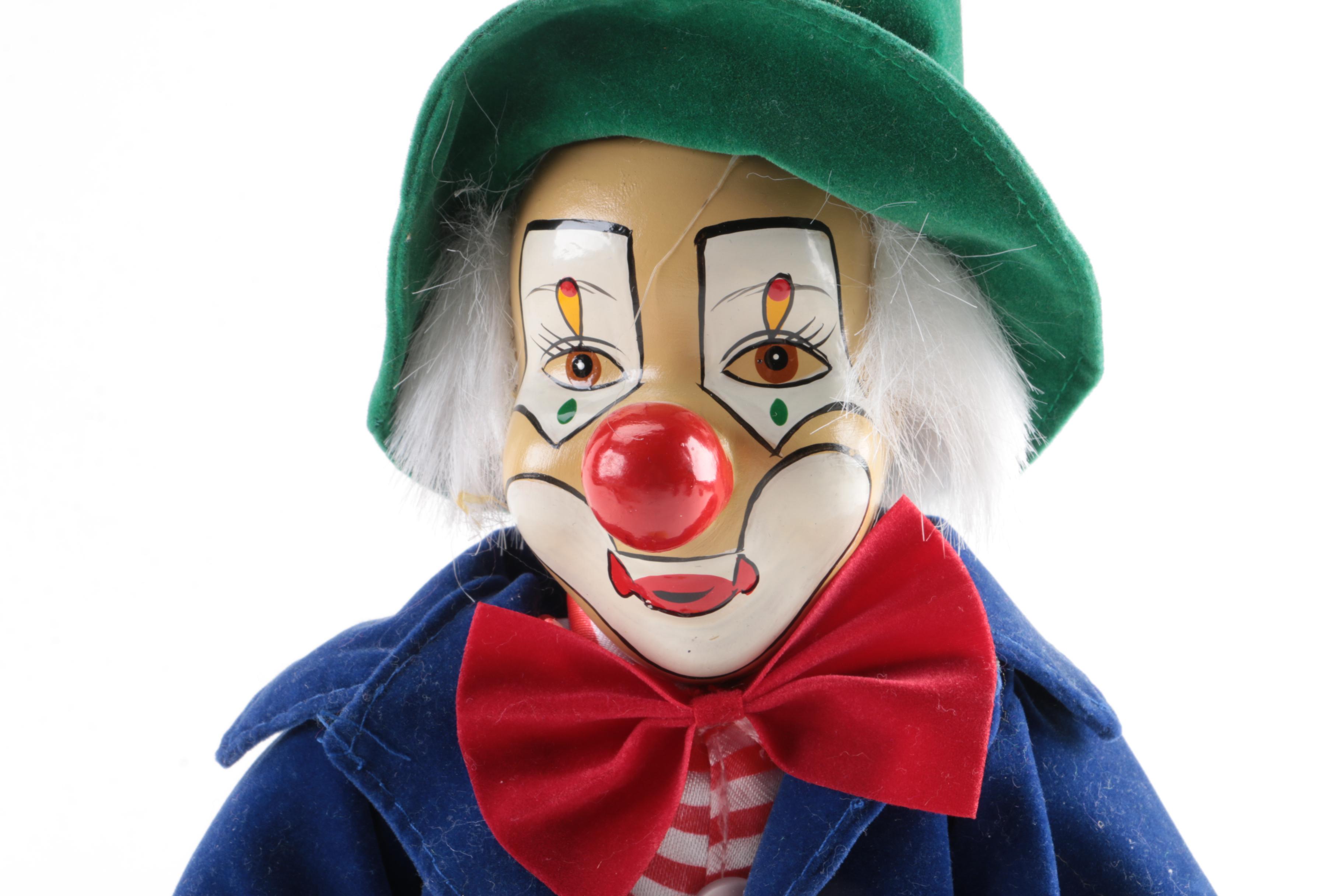 Assortment of Clown Figurines