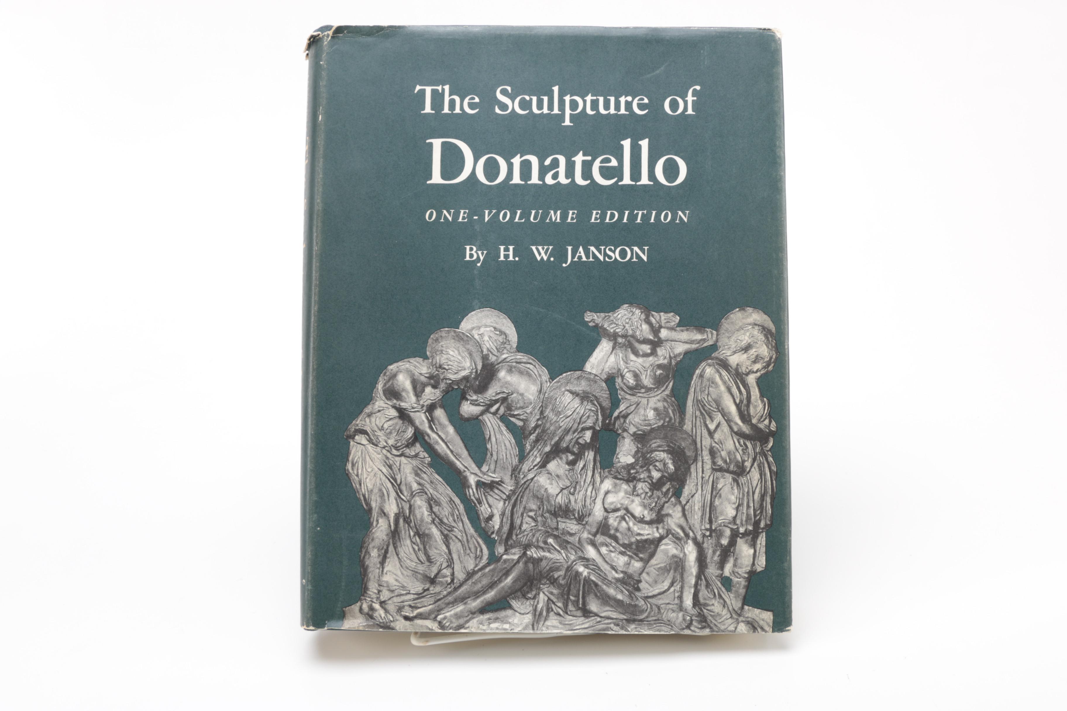 Selection of Art Books Including Donatello, Michelangelo