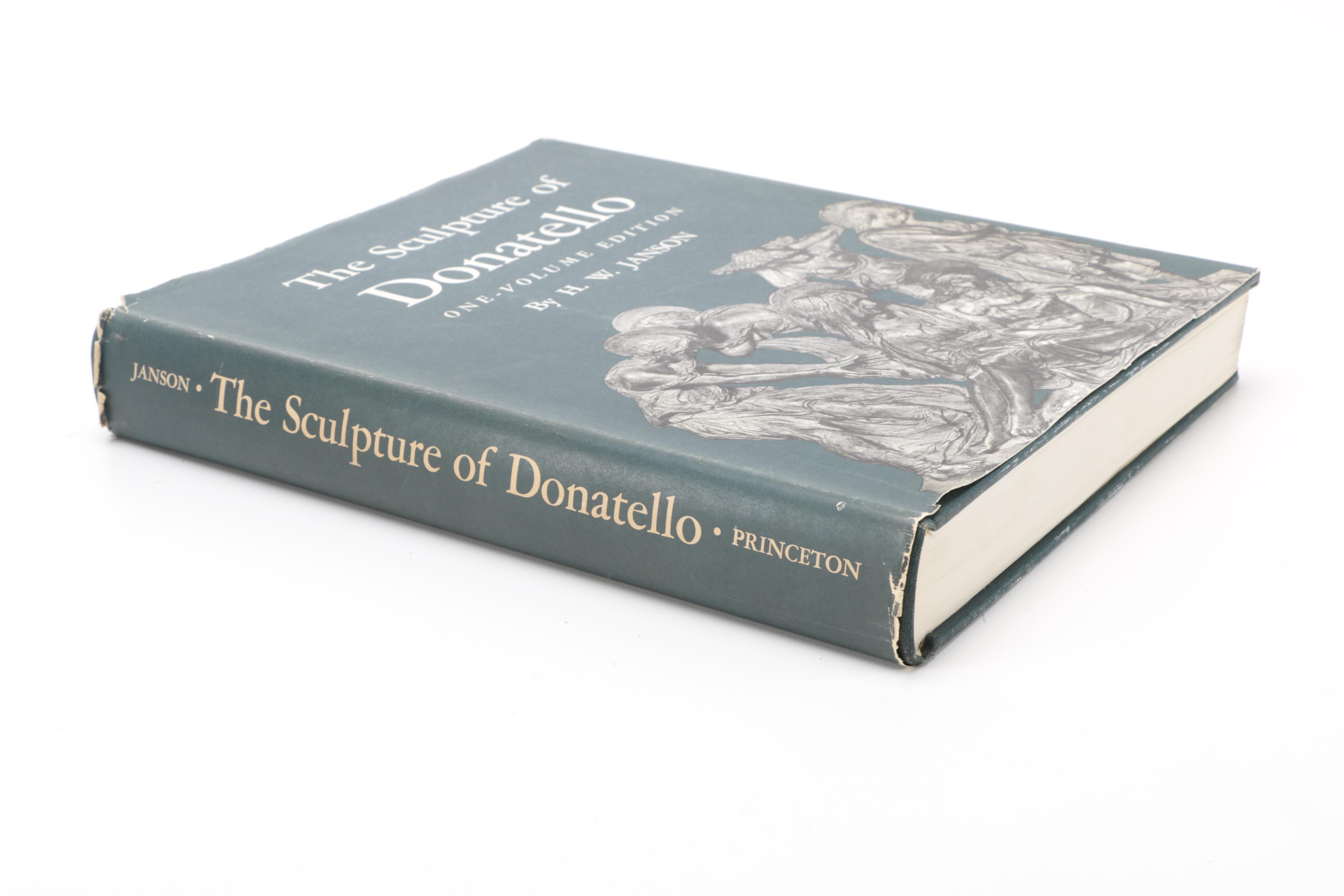 Selection of Art Books Including Donatello, Michelangelo